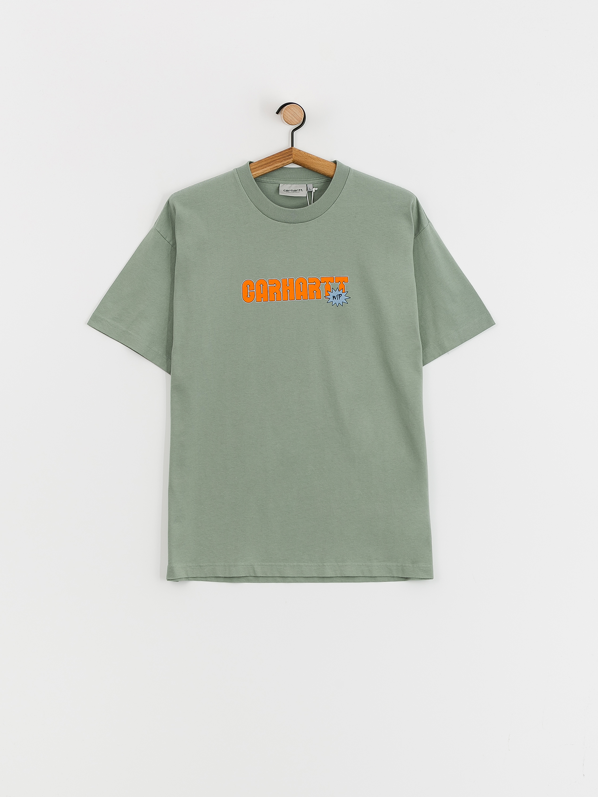 Tričko Carhartt WIP Arrow Script (glassy teal)