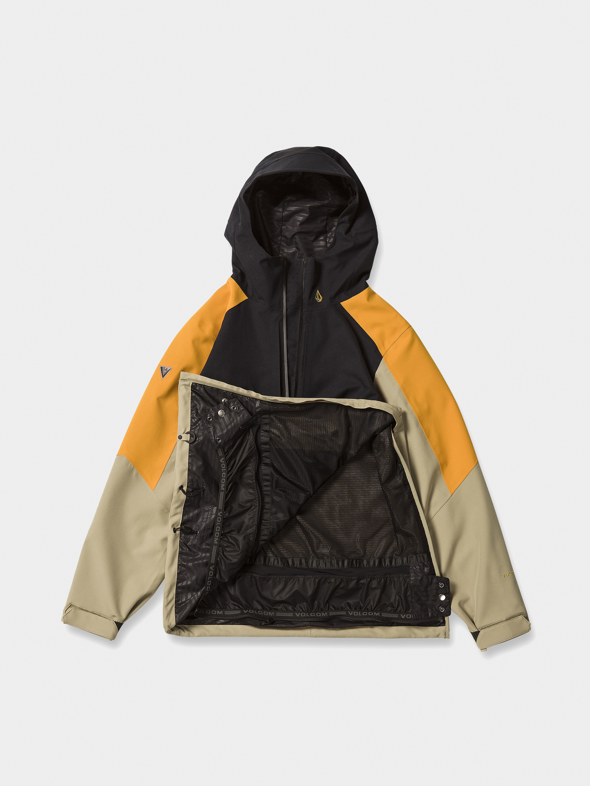 Pánská Snowboardová bunda Volcom Brighton Pullover (gold)