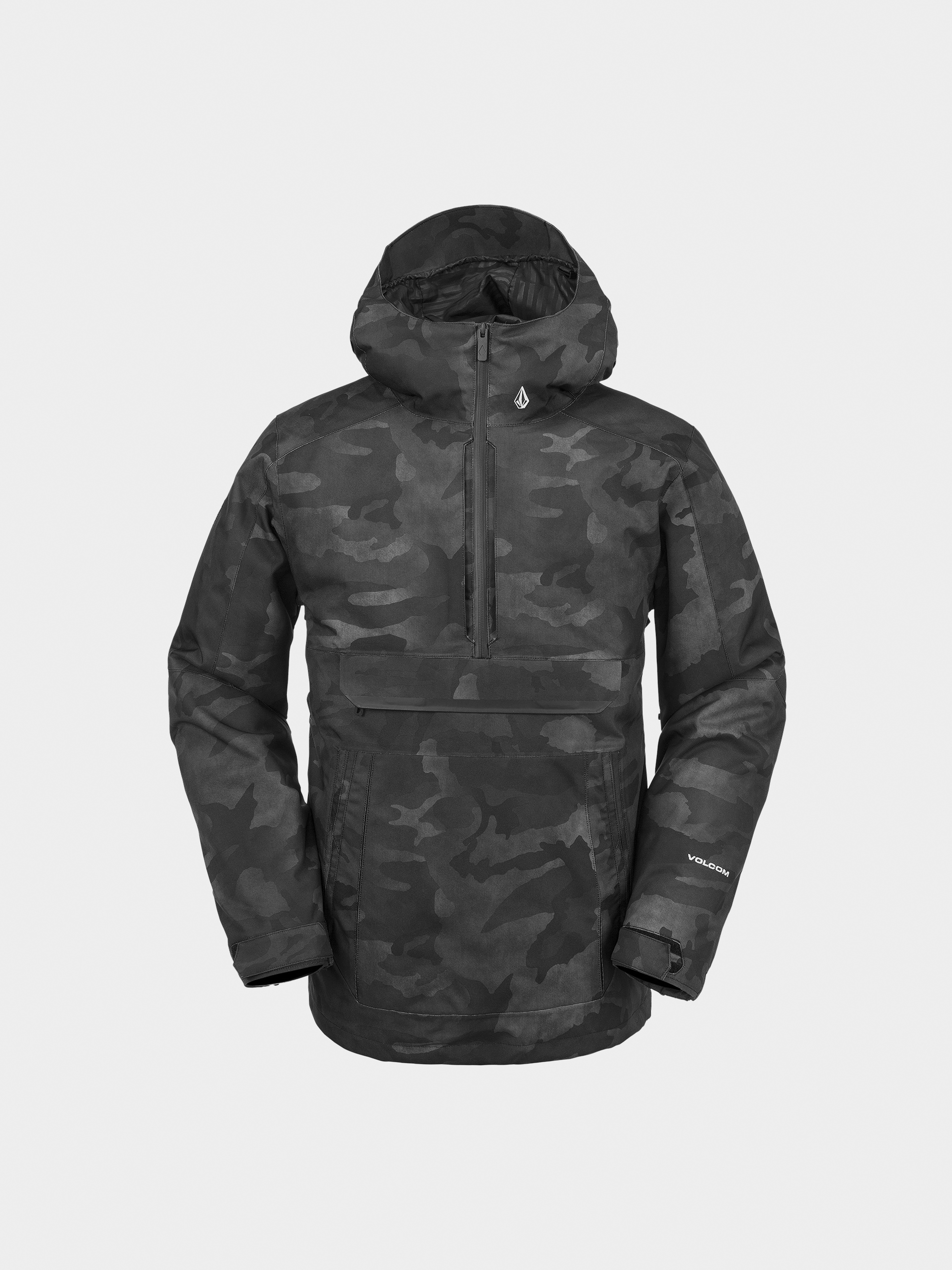 Pánská Snowboardová bunda Volcom Brighton Pullover (black camo)