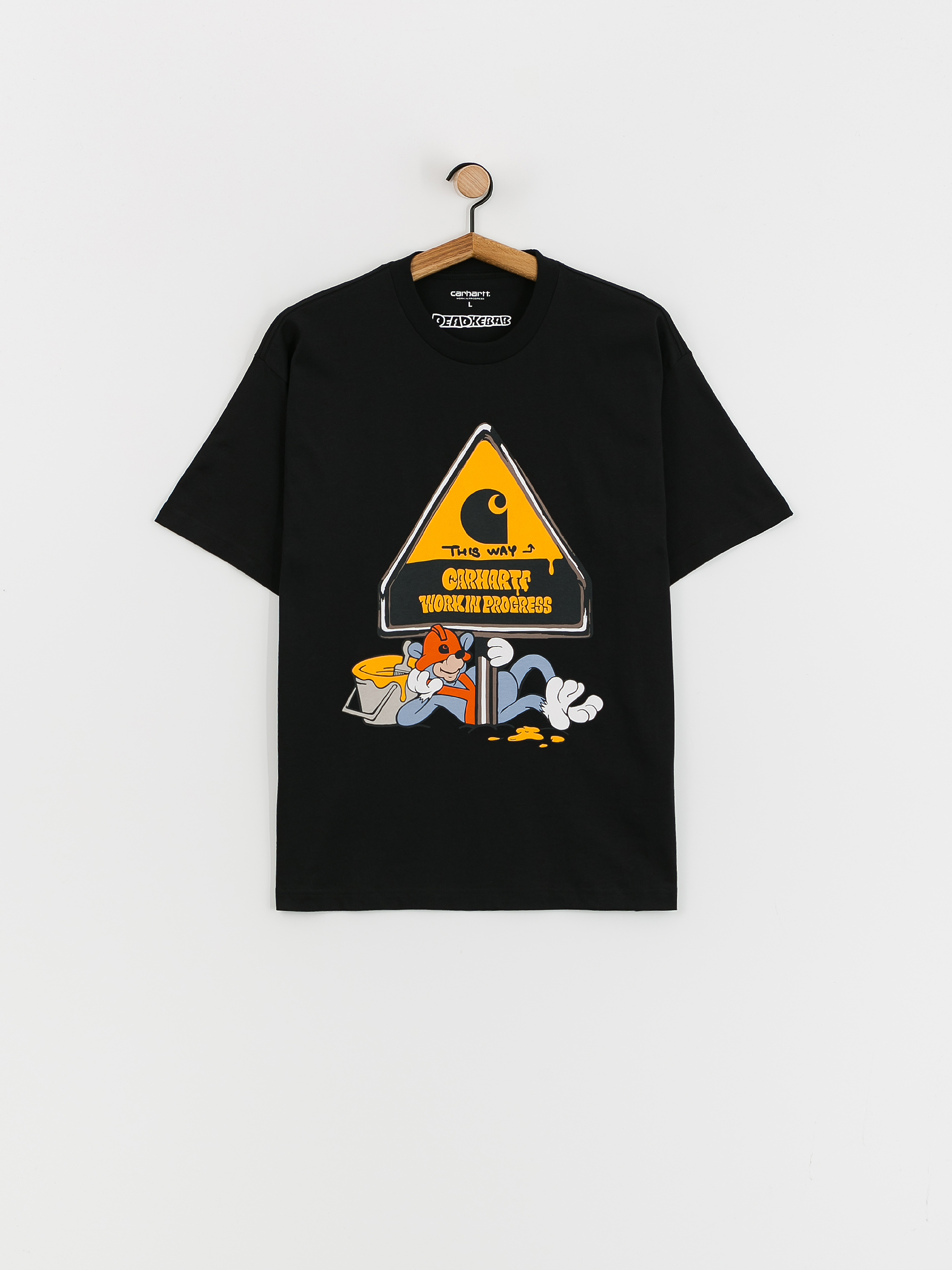 Tričko Carhartt WIP Deadkebab Workin On It (black)