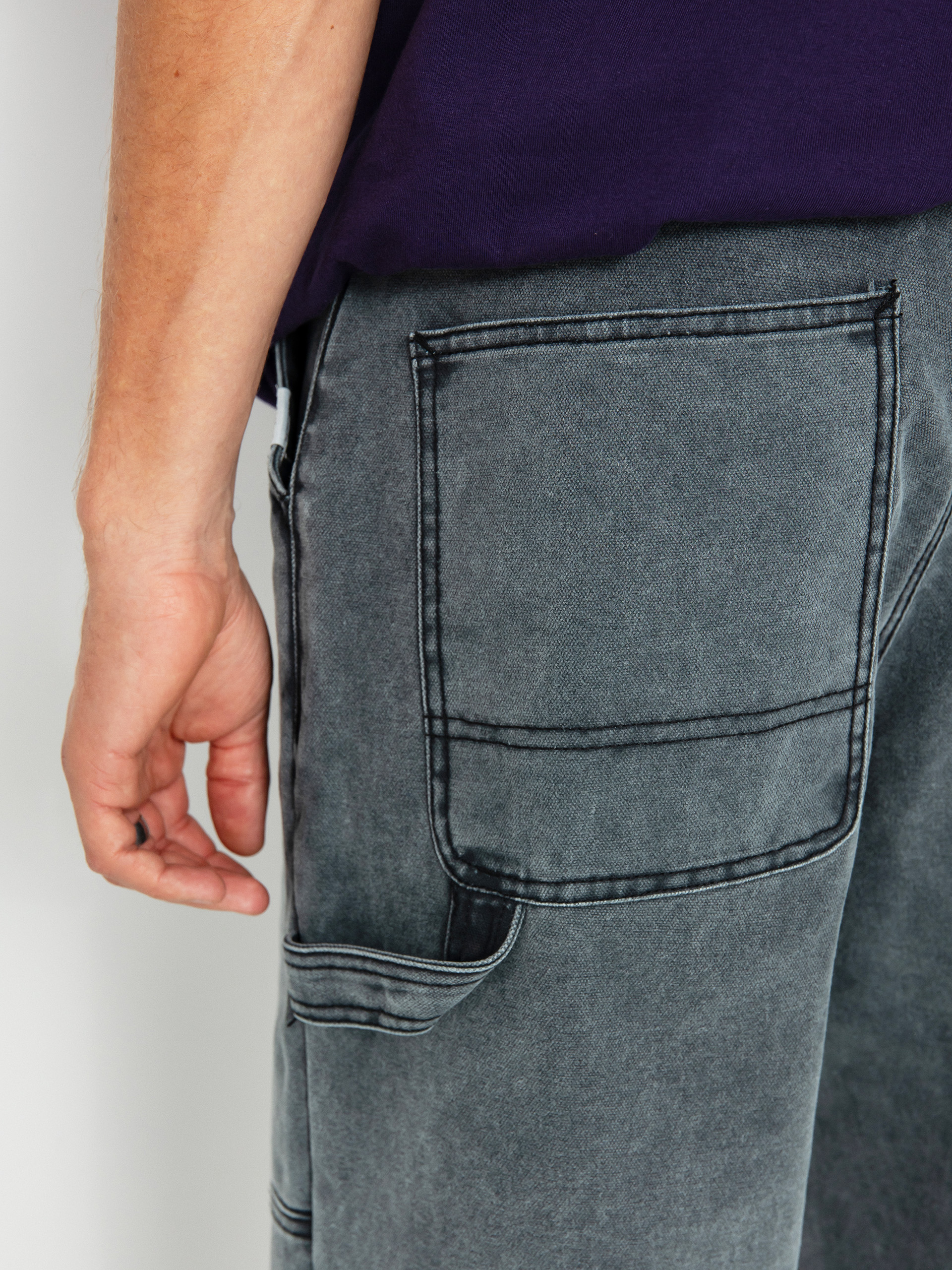 Kalhoty Element Carpenter Canva (washed black)