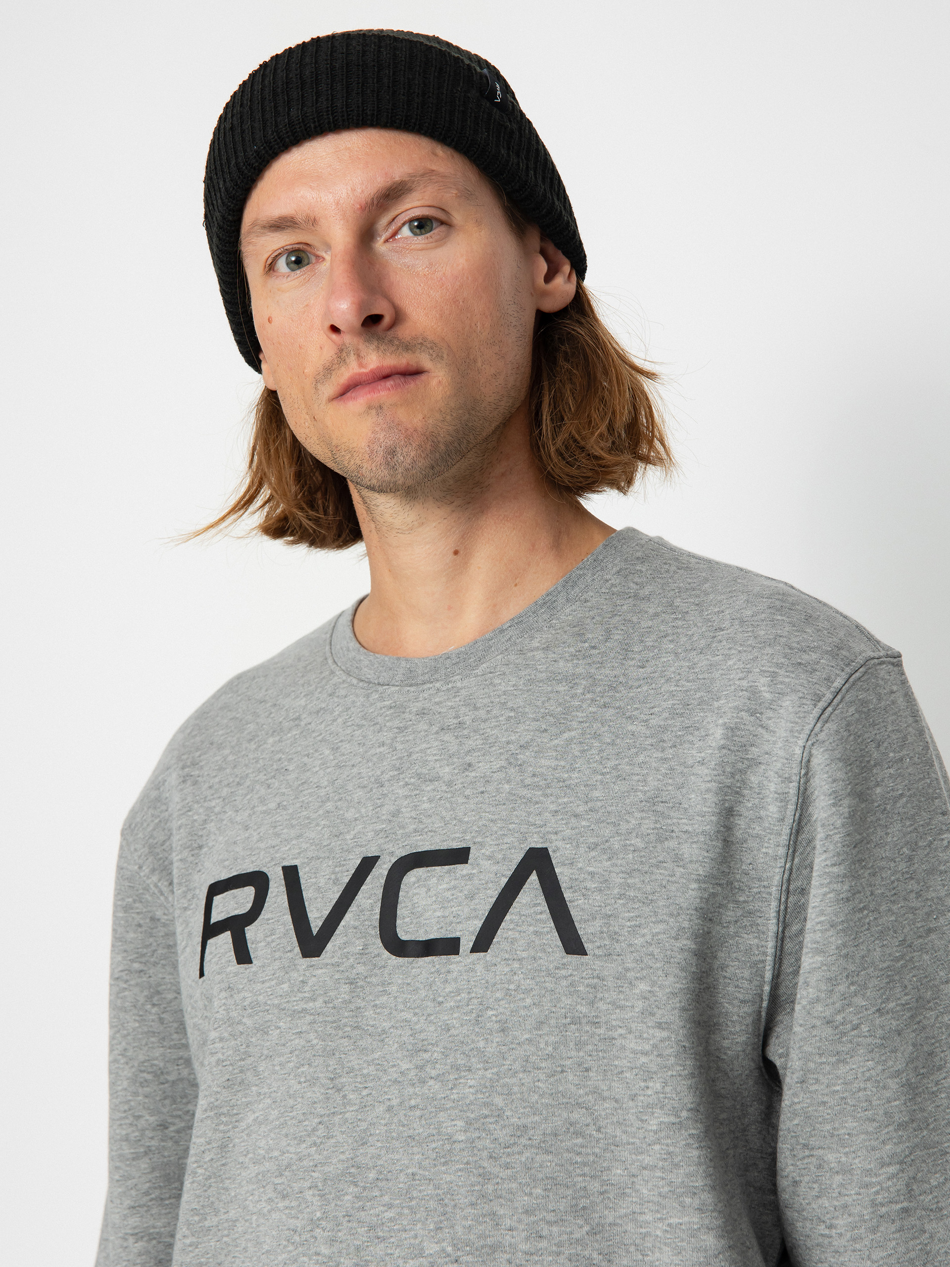 Mikina RVCA Big Rvca Crew (athletic heathe)