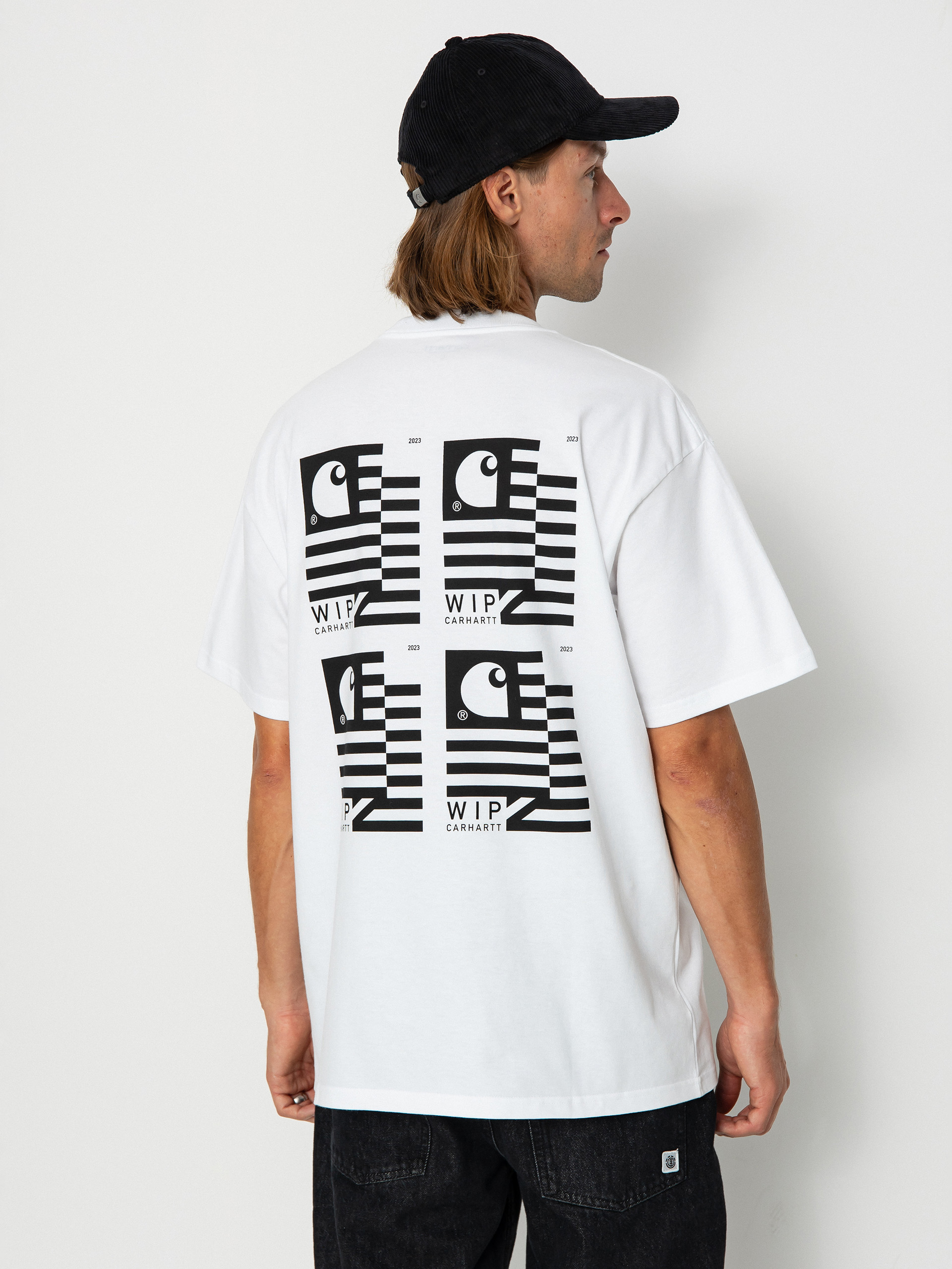 Tričko Carhartt WIP Stamp State (white/black)