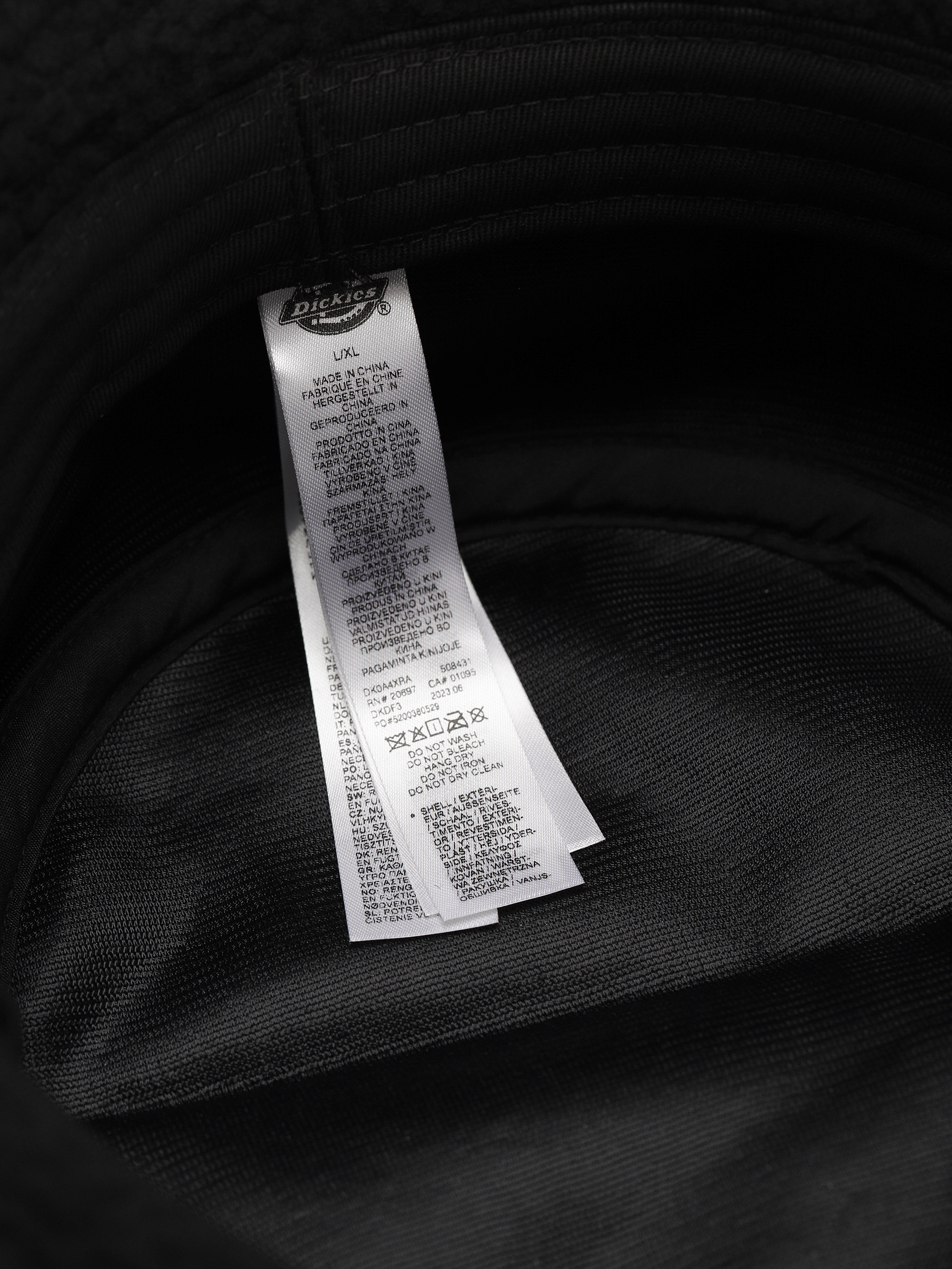 Klobouk Dickies Red Chute (black)