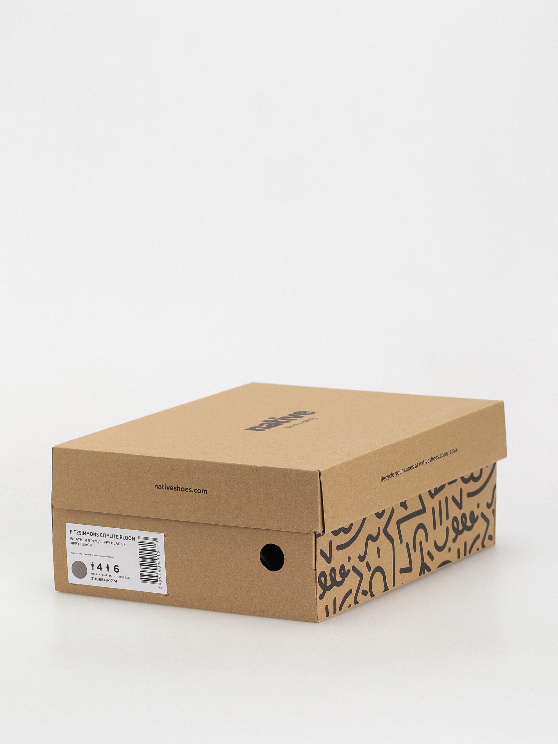 Zimní boty Native Fitzsimmons Citylite (weather grey/jiffy black/jiffy black)