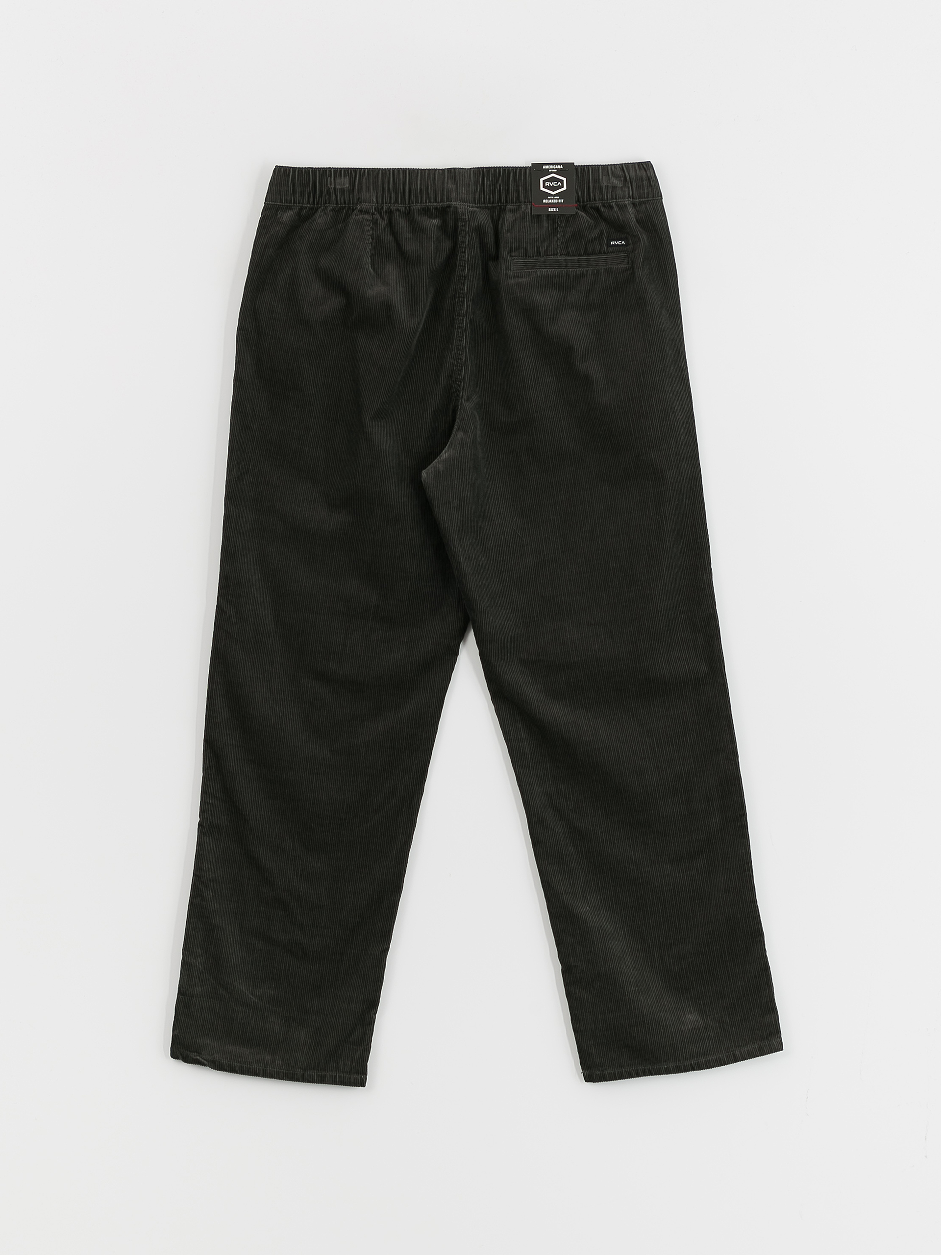 Kalhoty RVCA Americana Elastic Cord (pirate black)