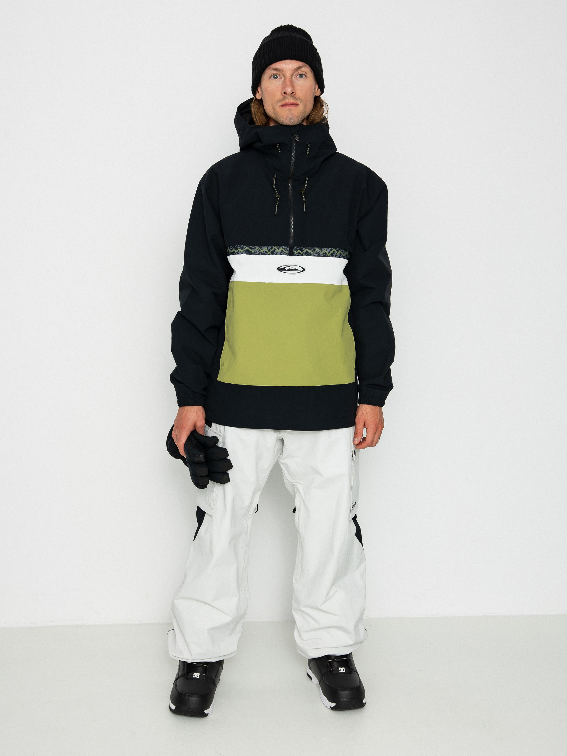 Pánská Snowboardová bunda Quiksilver Steeze (true black)