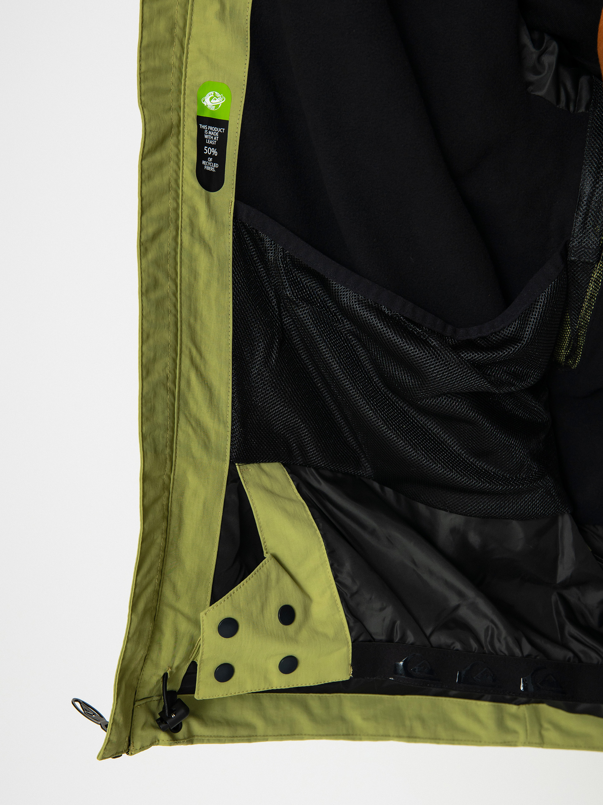 Pánská Snowboardová bunda Quiksilver Live Wire (green olive)