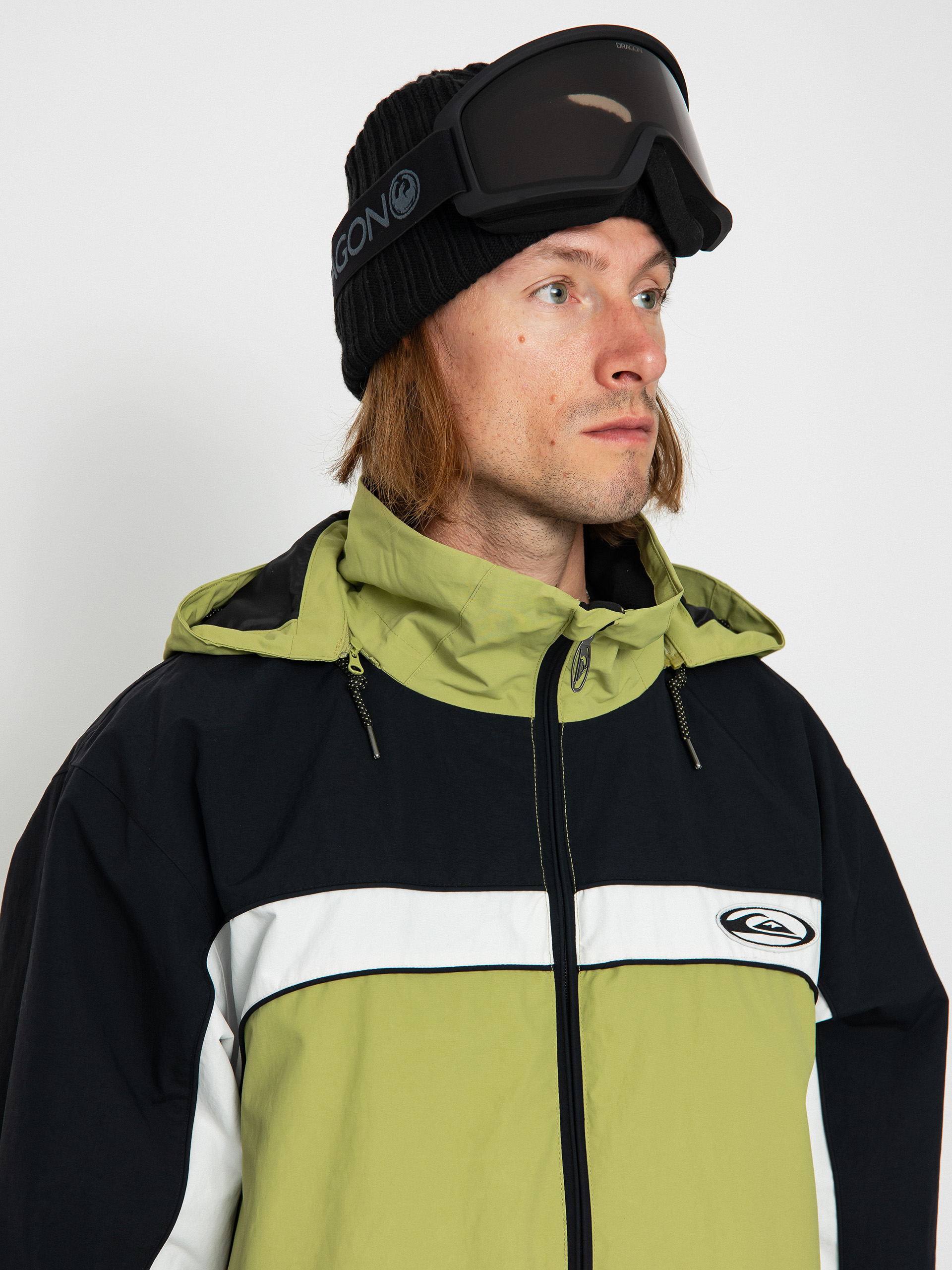 Pánská Snowboardová bunda Quiksilver Live Wire (green olive)