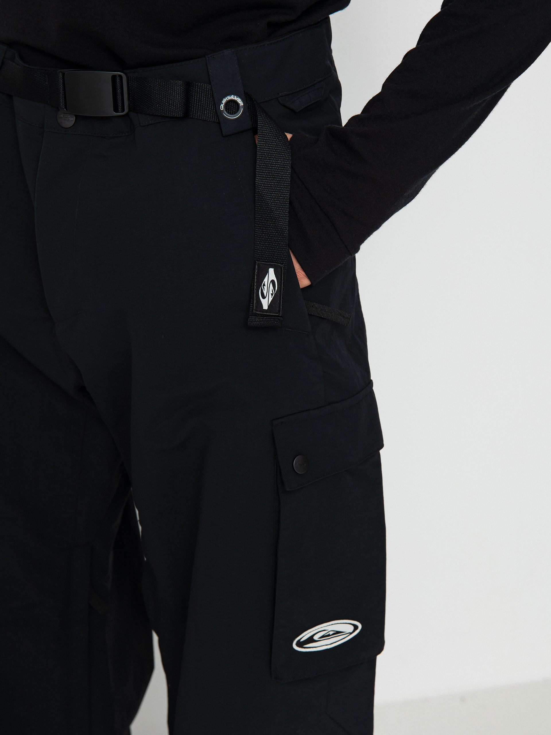 Pánské Snowboardové kalhoty Quiksilver Snow Down Cargo (true black)