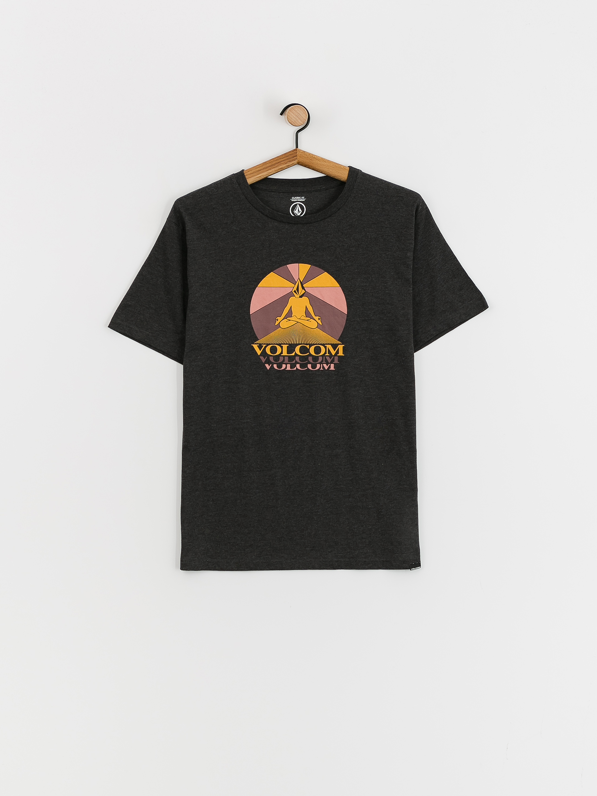 Tričko Volcom Mr Blisser Hth (heather black)