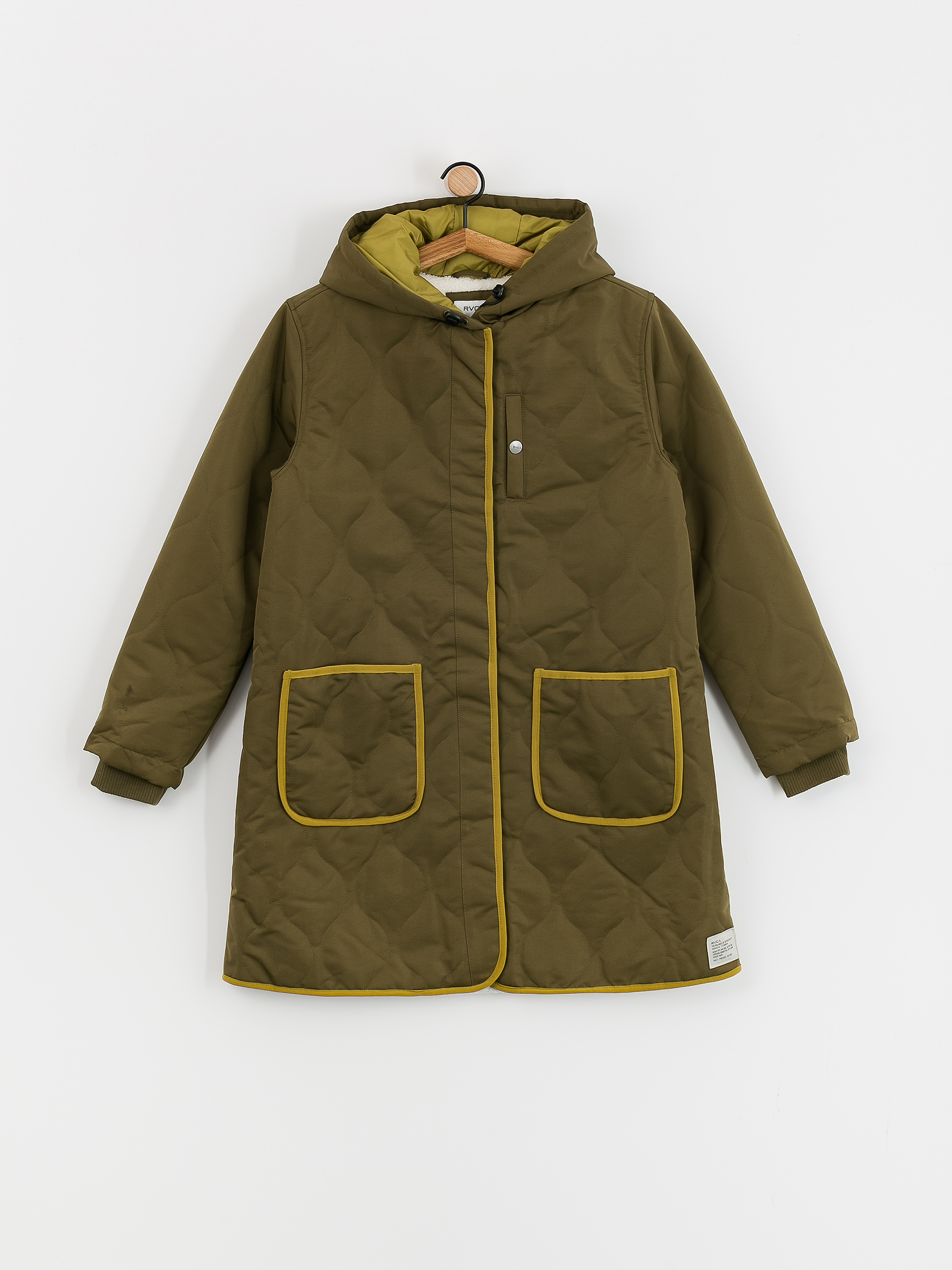 Bunda RVCA Jean Parka Wmn (dark chocolate/dark orange)