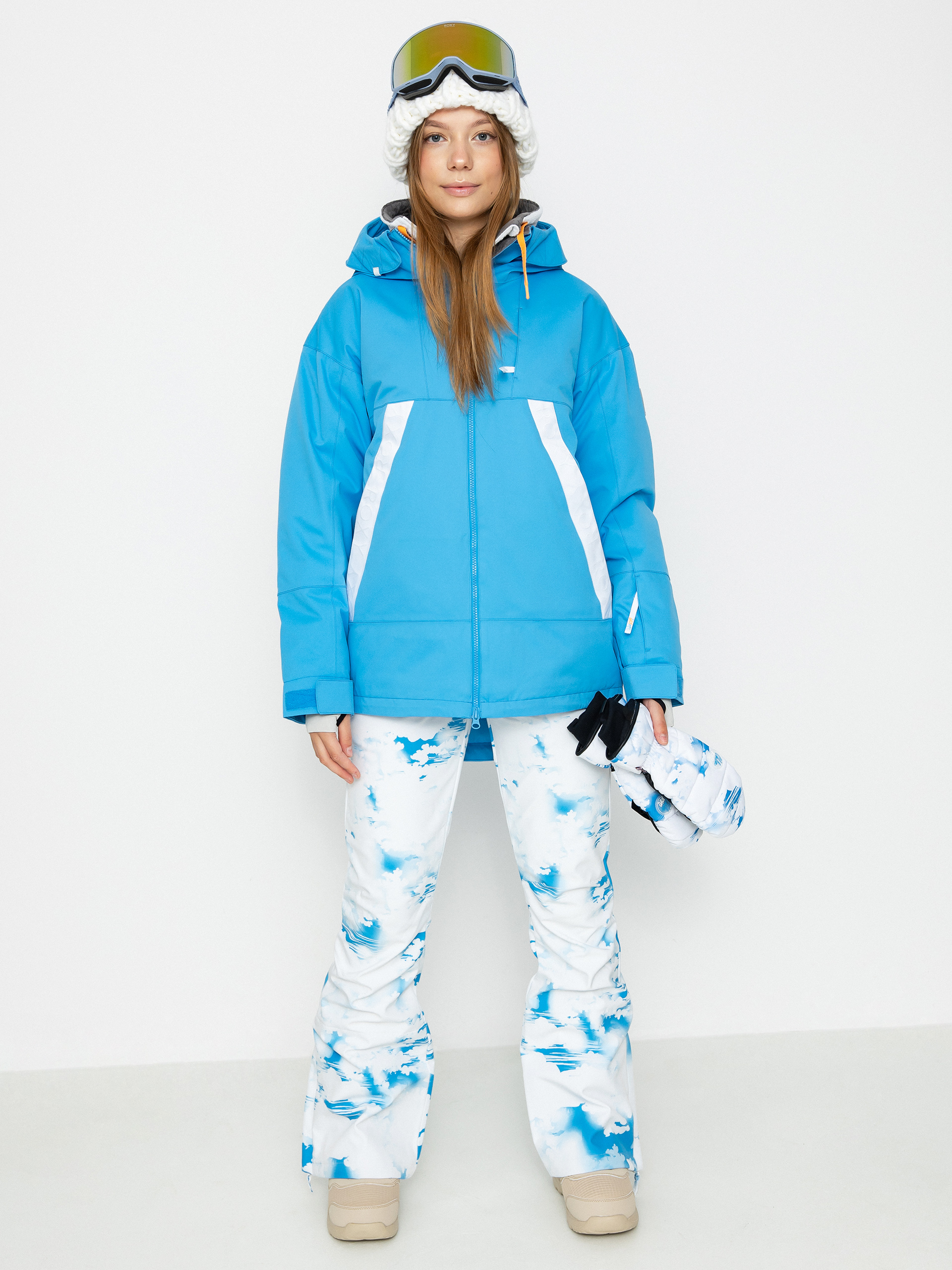 Dámská Snowboardová bunda Roxy Chloe Kim (azure blue)