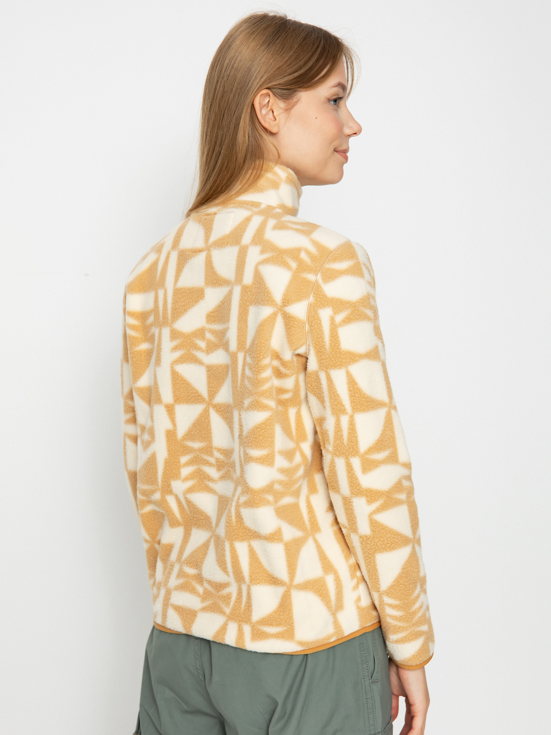 Dámský Fleecová mikina Billabong Boundary Mock 3 (latte)