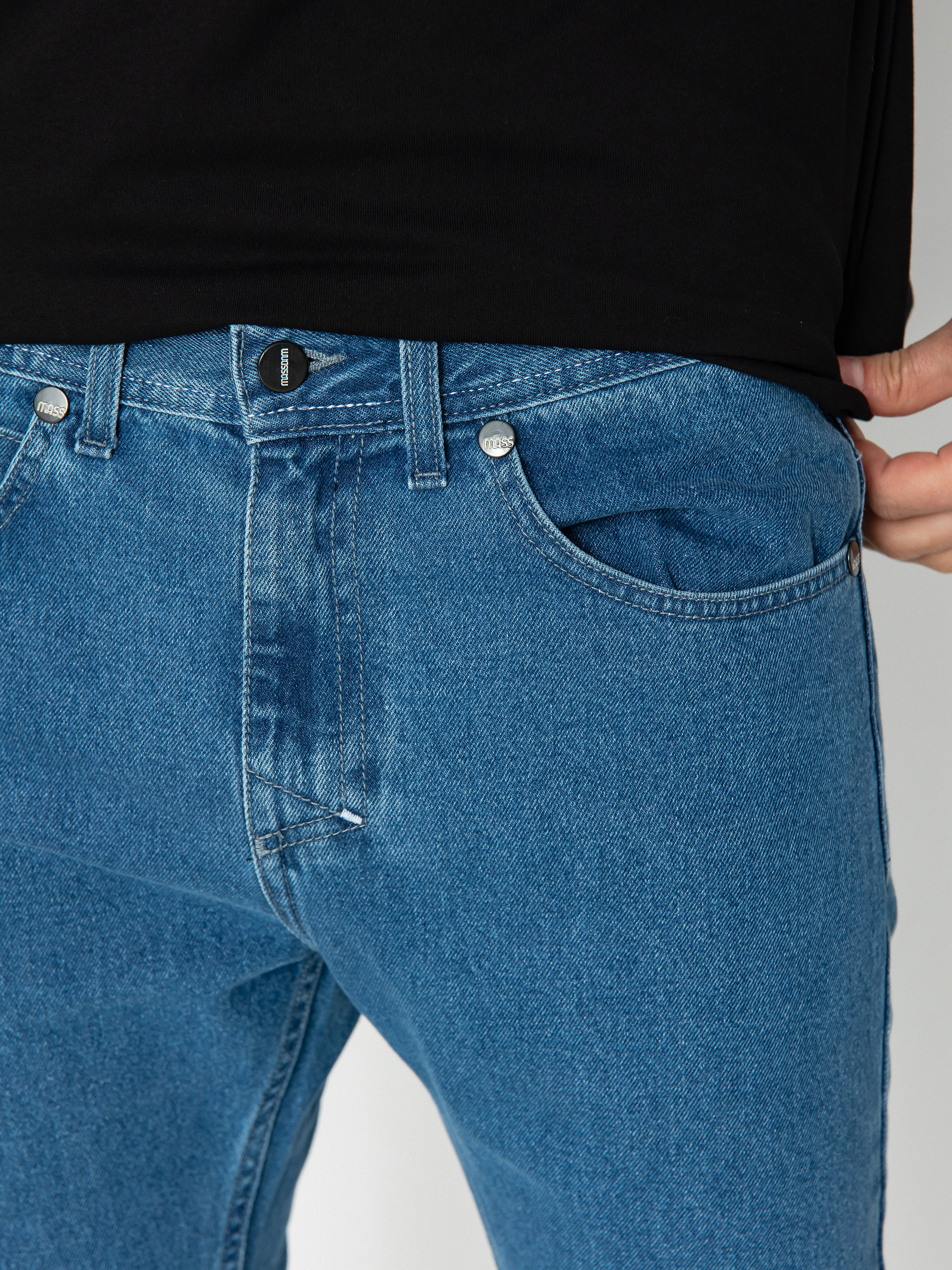 Kalhoty MassDnm Signature 2.0 Jeans Tapered Fit (blue)