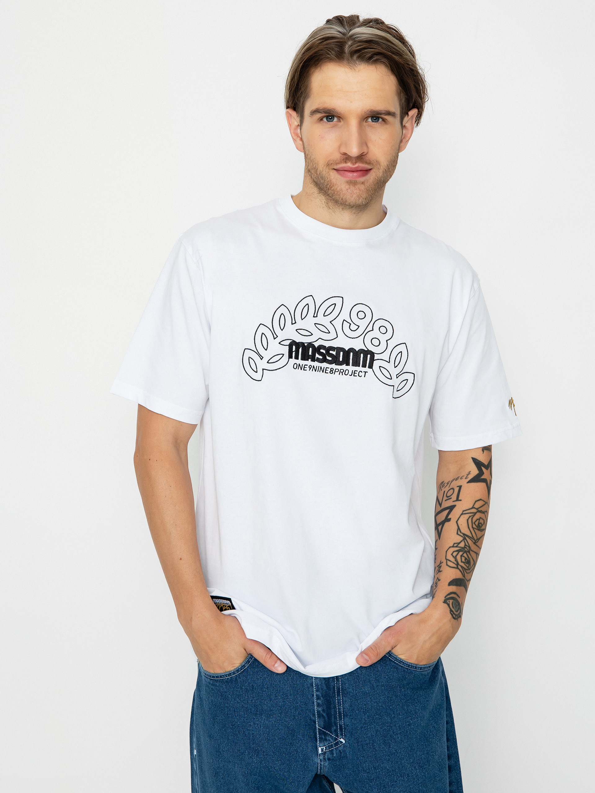 Tričko MassDnm Leafs (white)