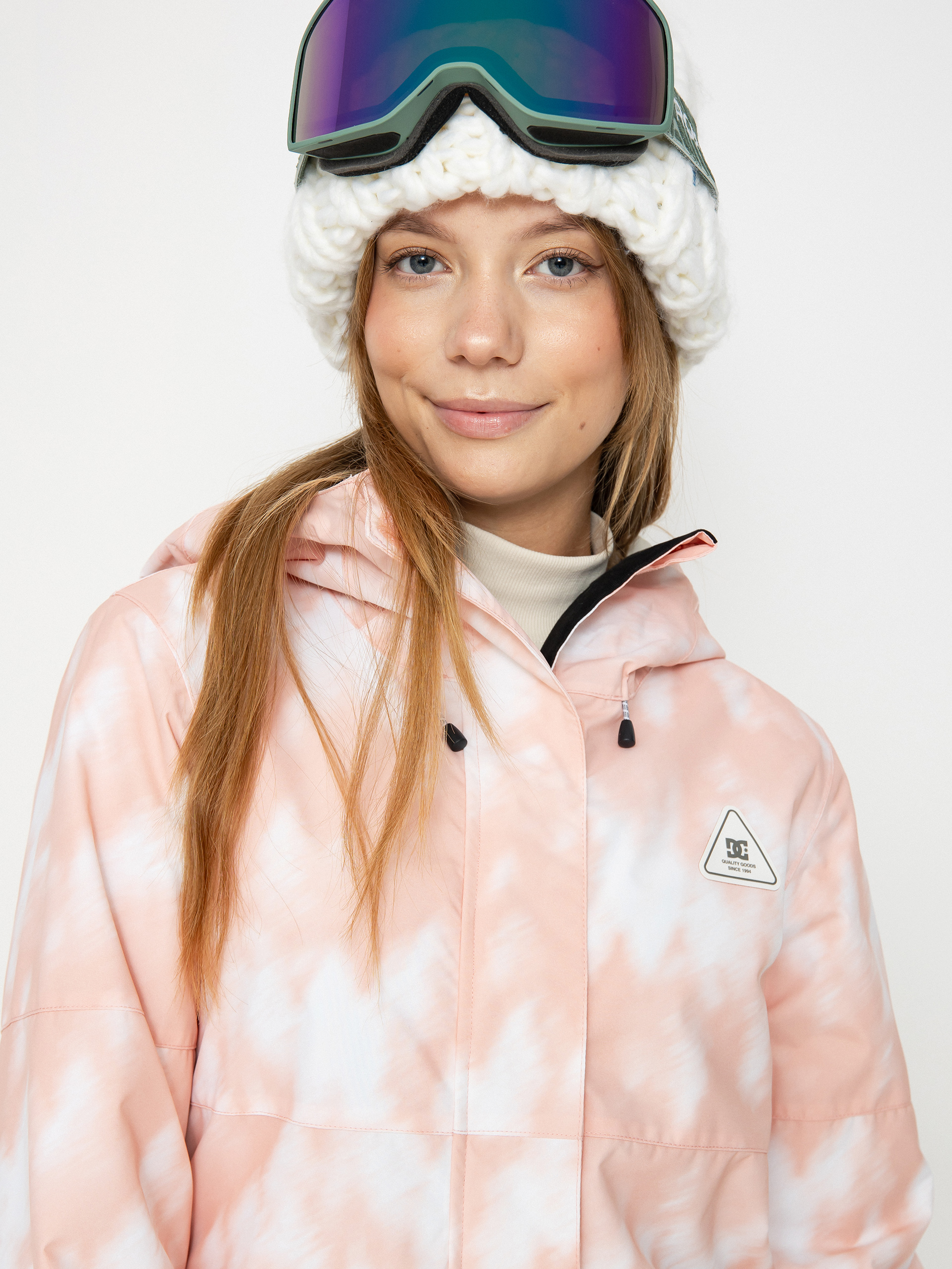 Dámská Snowboardová bunda DC Cruiser (pink tree runs)