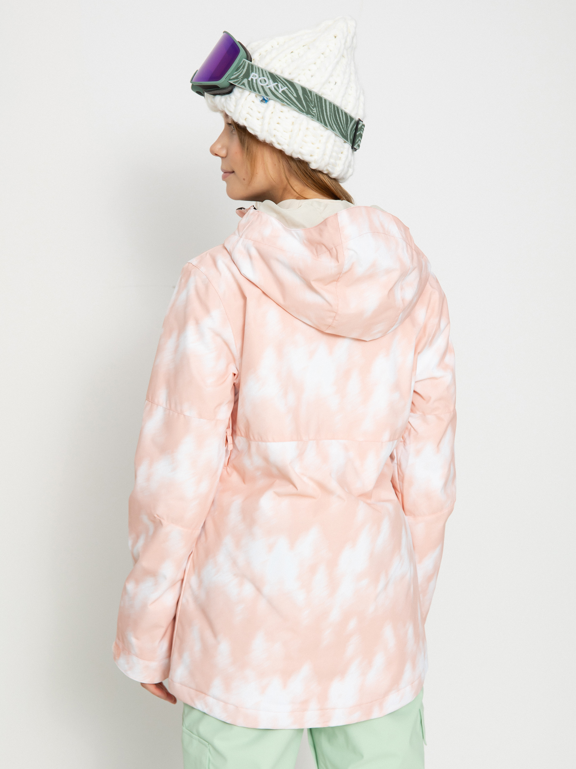 Dámská Snowboardová bunda DC Cruiser (pink tree runs)