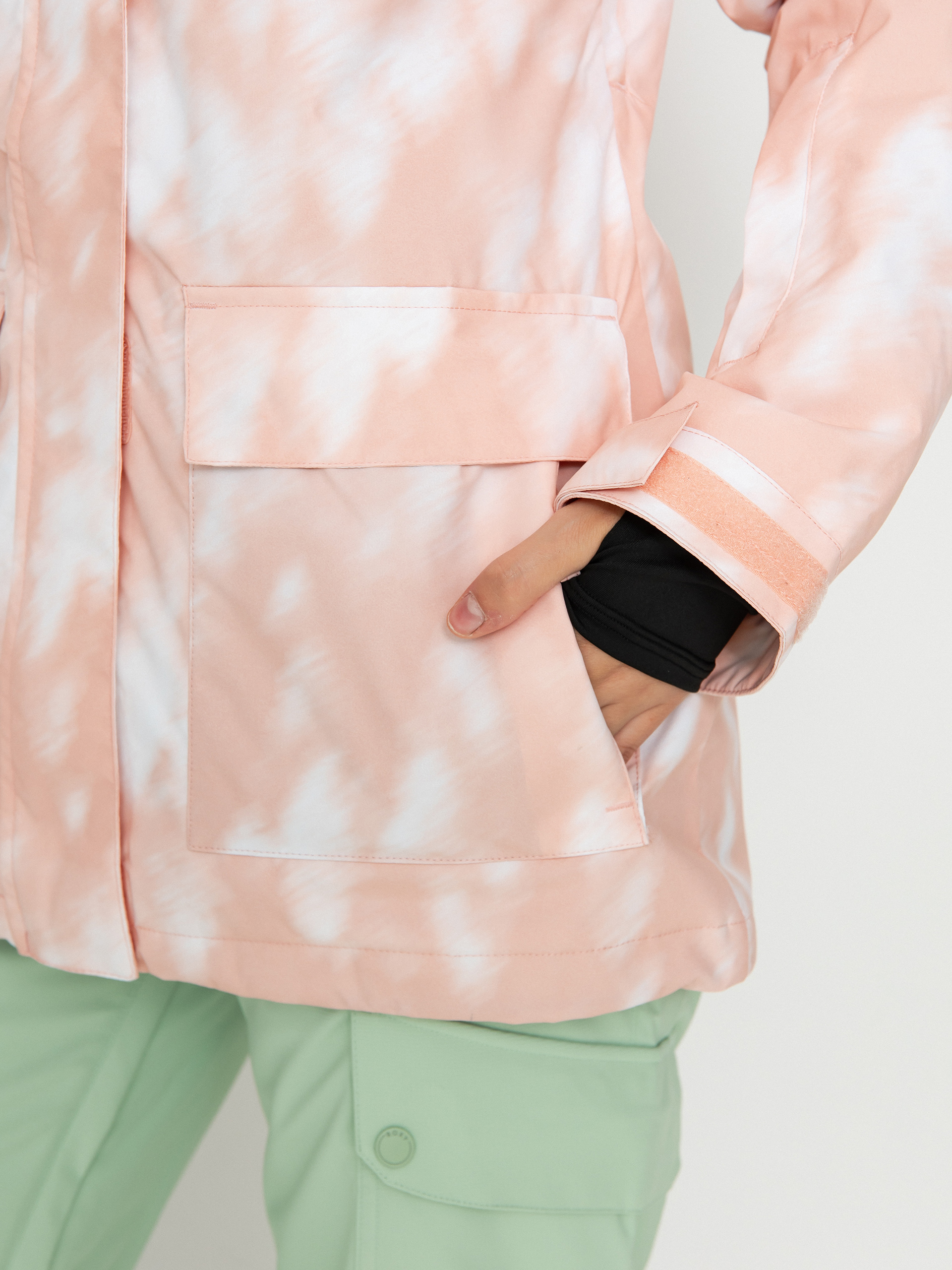 Dámská Snowboardová bunda DC Cruiser (pink tree runs)