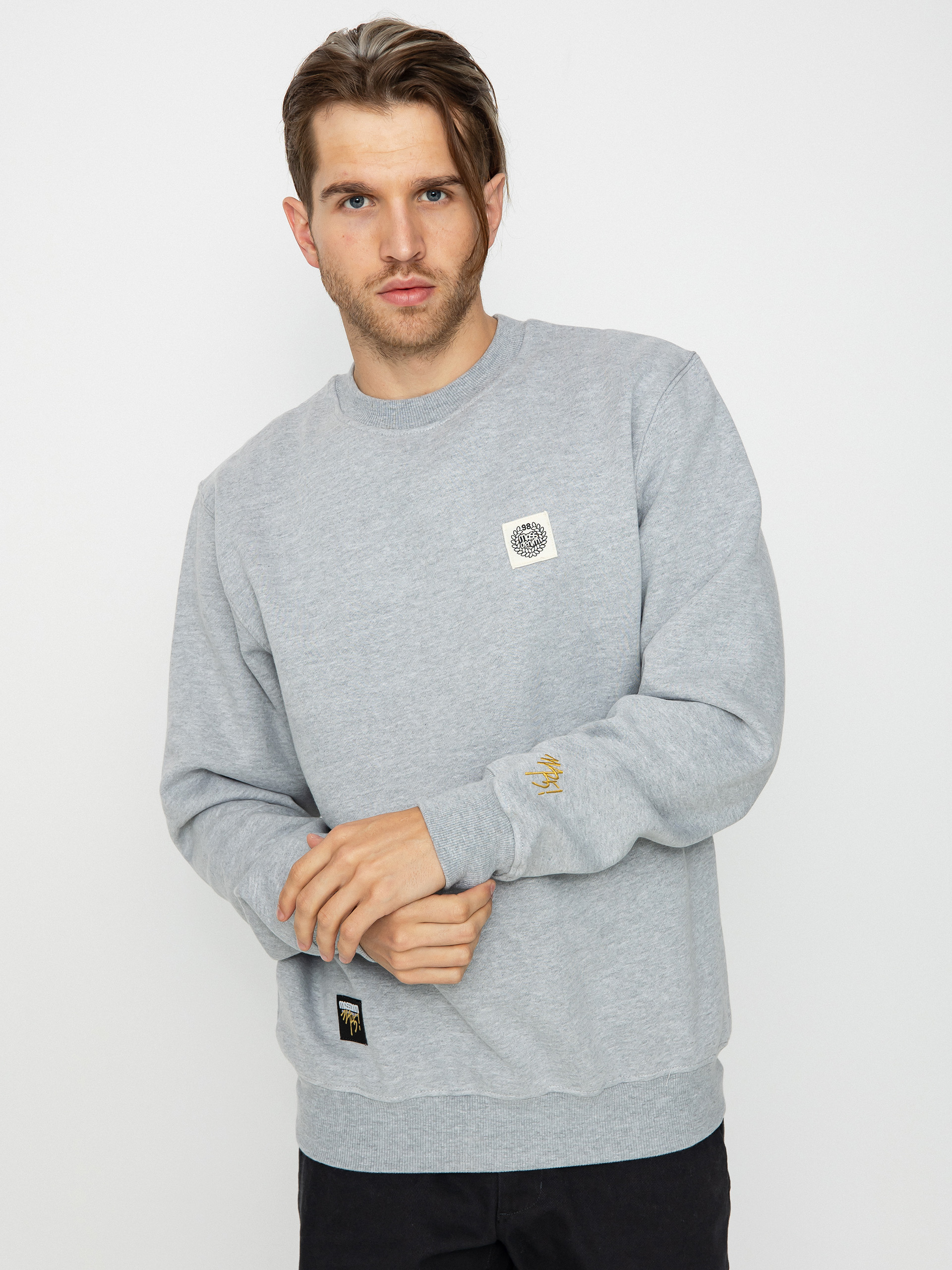 Mikina MassDnm Patch (lt heather grey)