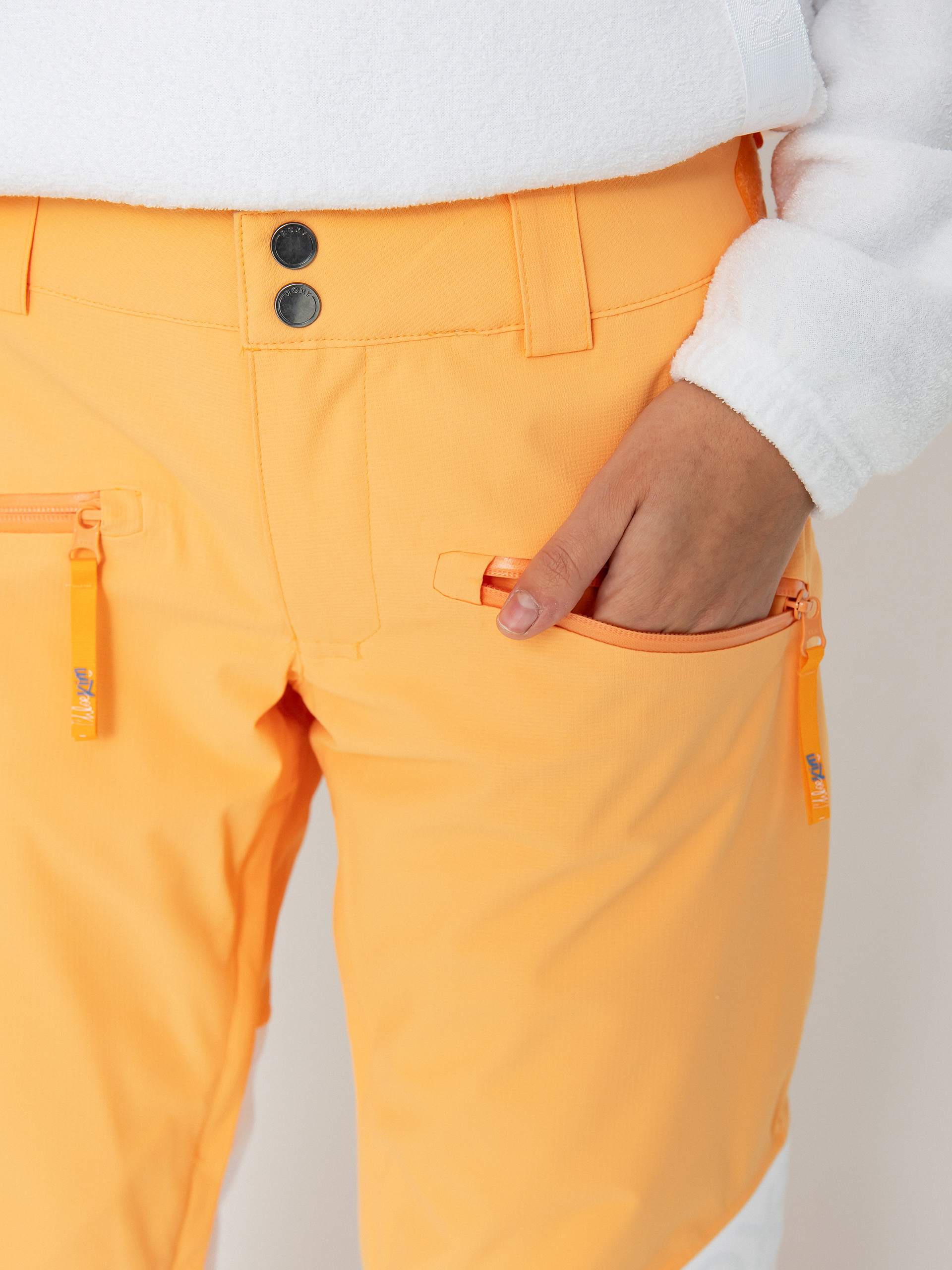 Dámské Snowboardové kalhoty Roxy Chloe Kim Woodrose (mock orange)