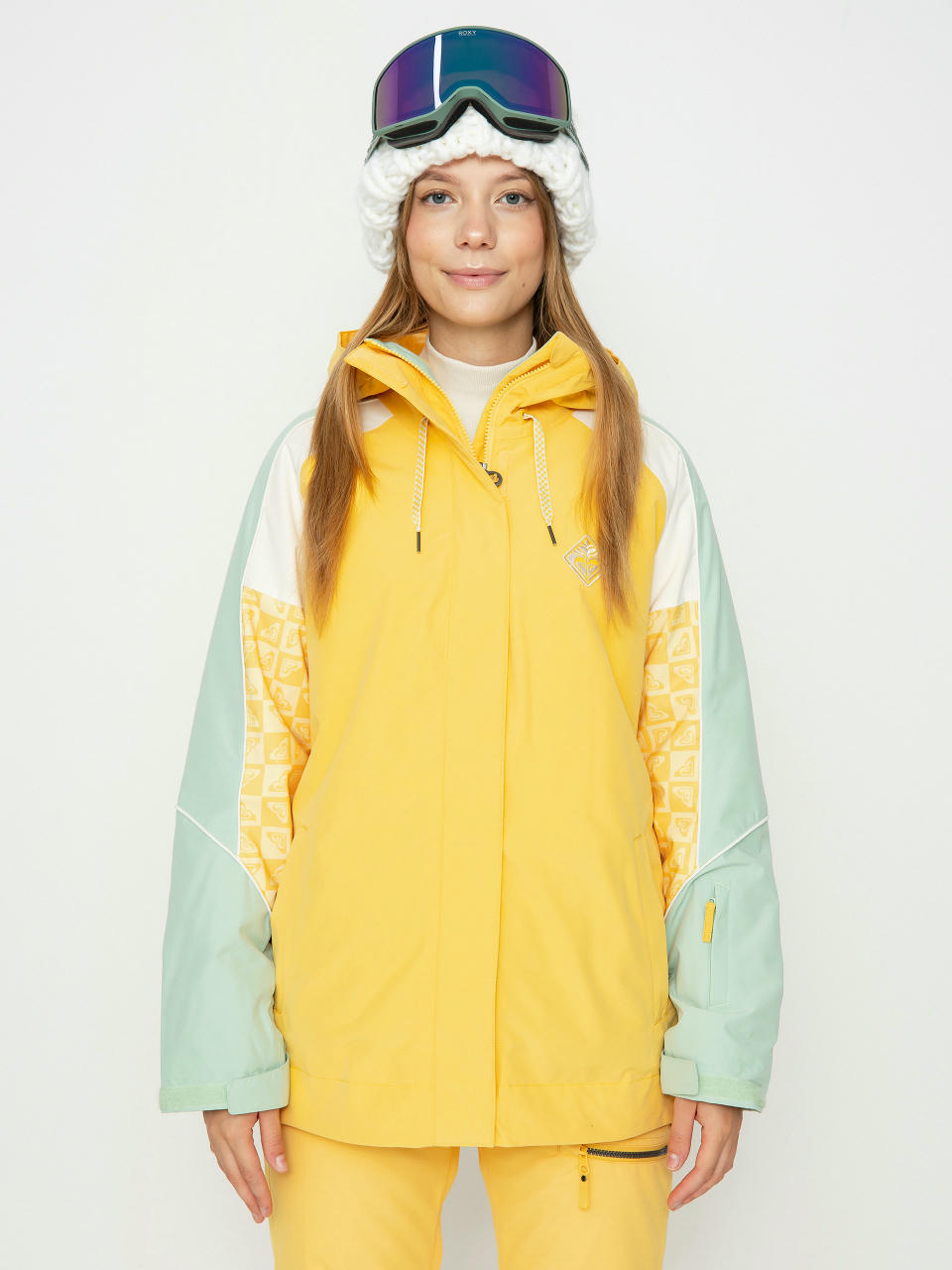 Snowboardová bunda Roxy Highridge Wmn (sunset gold)