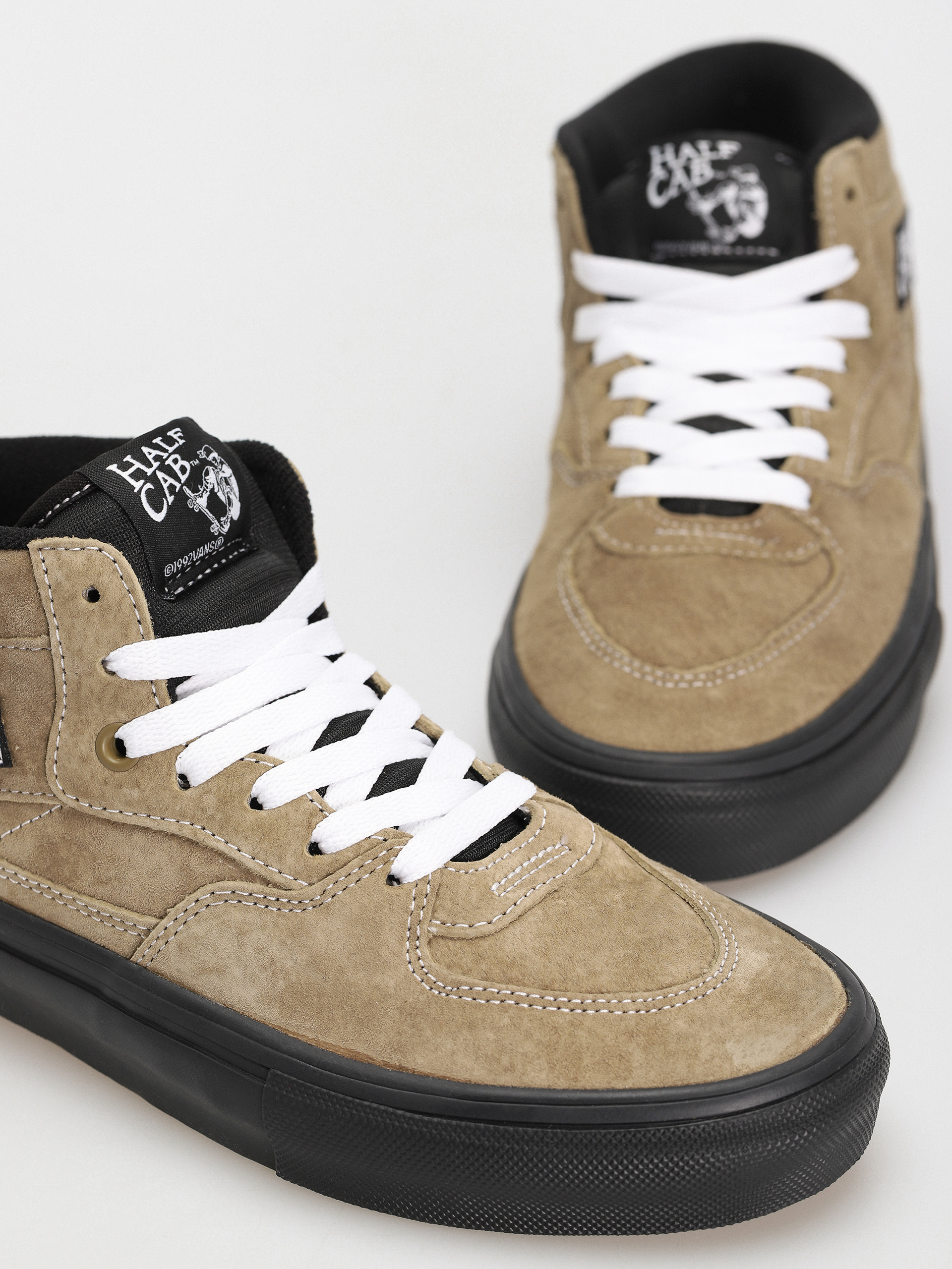 Boty Vans Skate Half Cab (pig suede olive/black)
