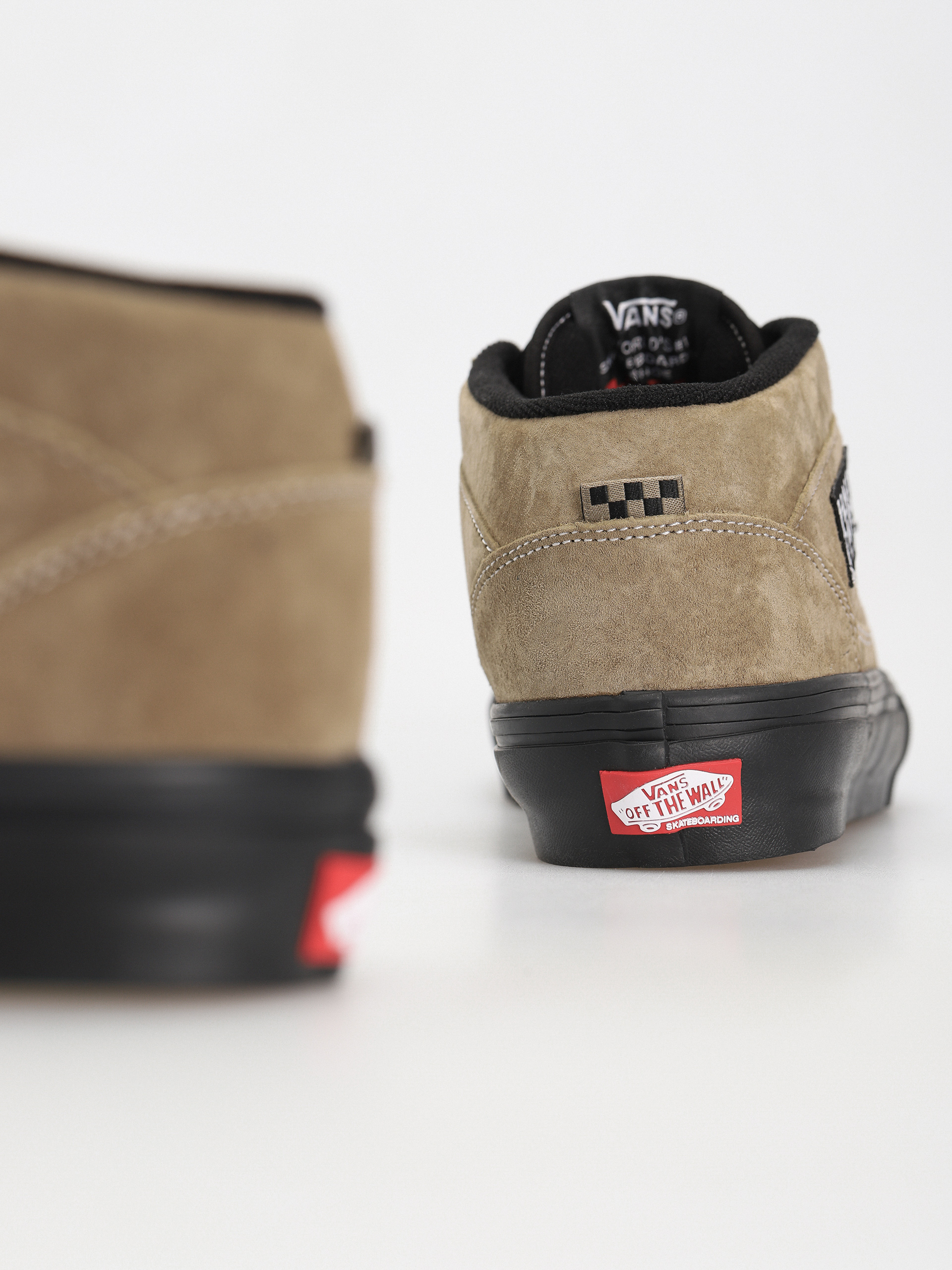 Boty Vans Skate Half Cab (pig suede olive/black)