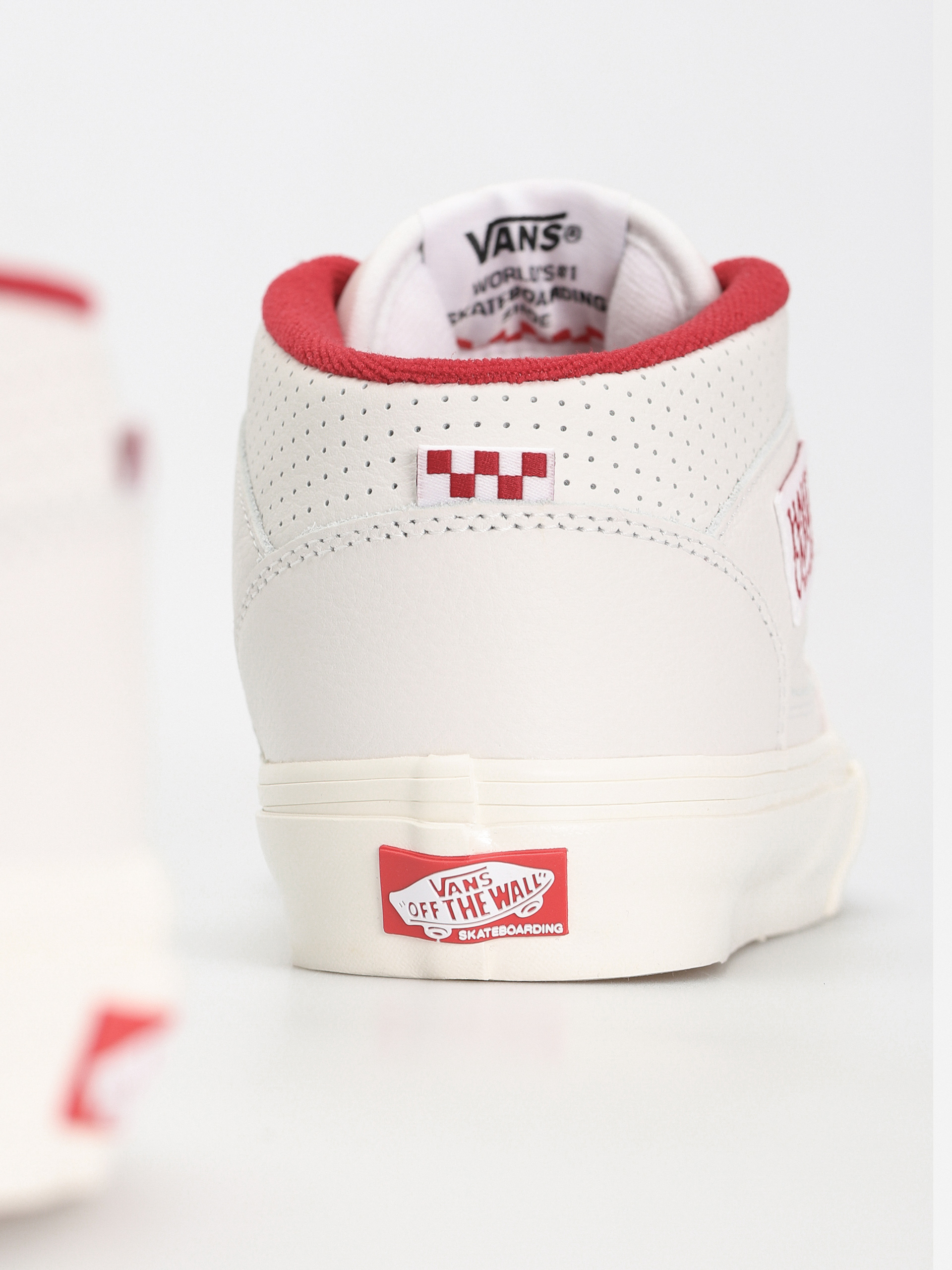 Boty Vans Skate Half Cab (vintage sport white/red)
