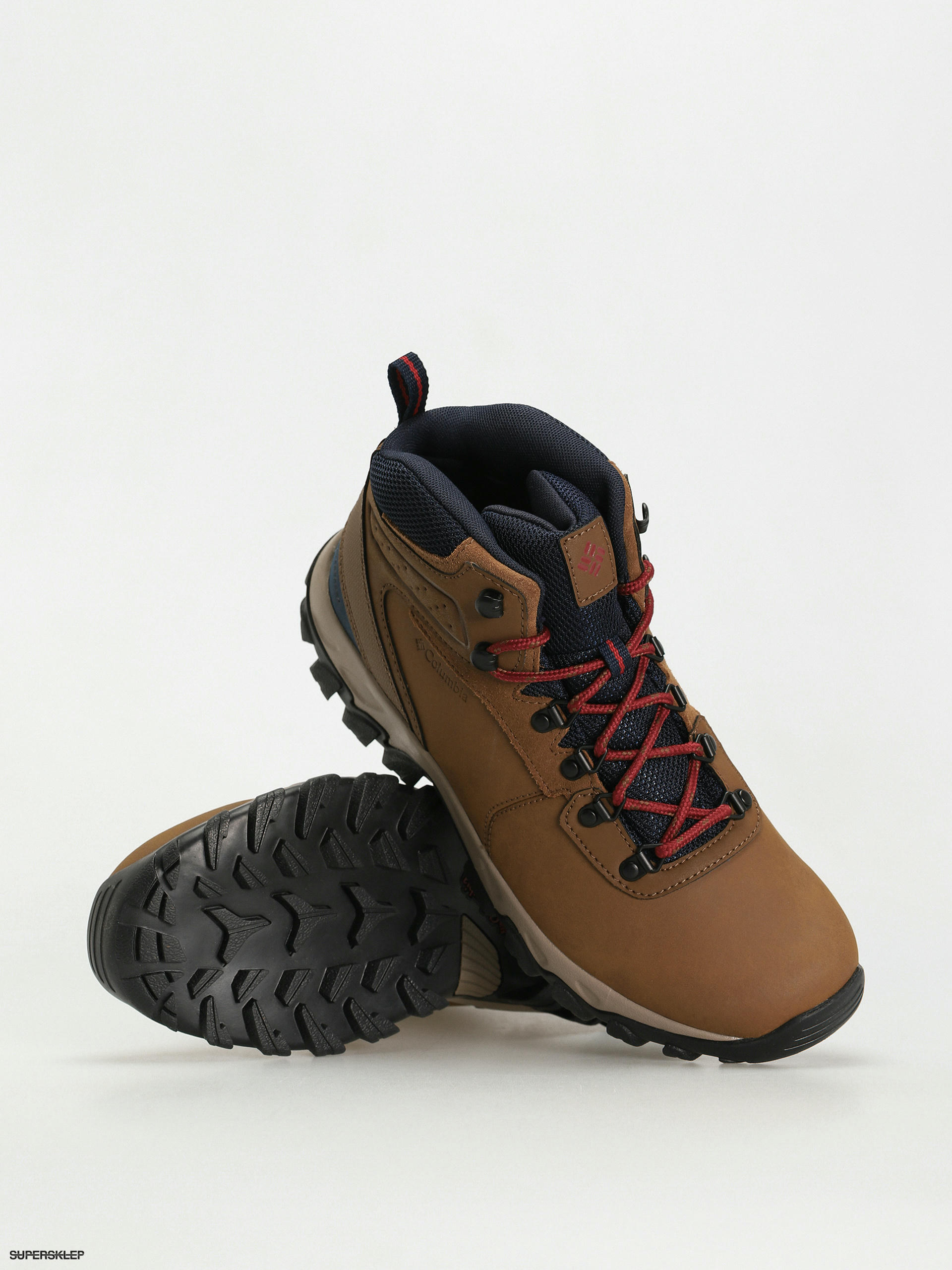 Boty Columbia Newton Ridge Plus II Waterproof (light brown/red velvet)