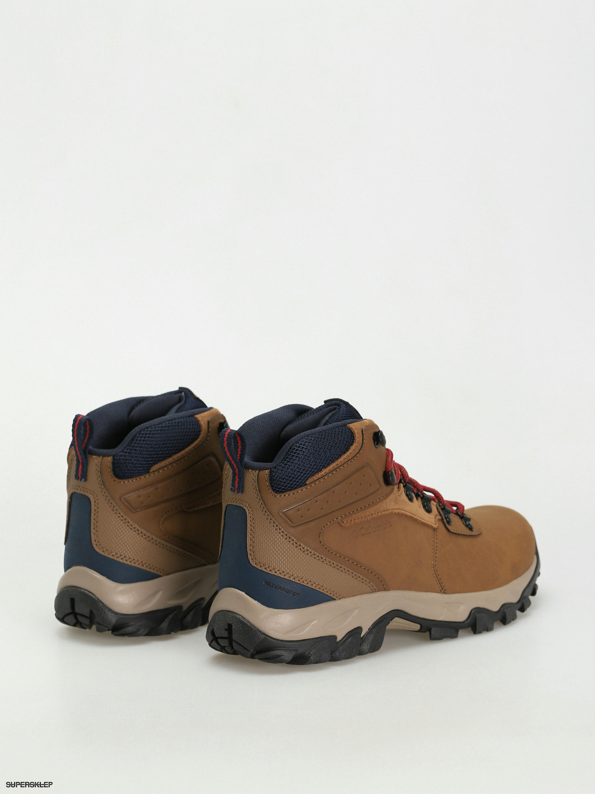 Boty Columbia Newton Ridge Plus II Waterproof (light brown/red velvet)