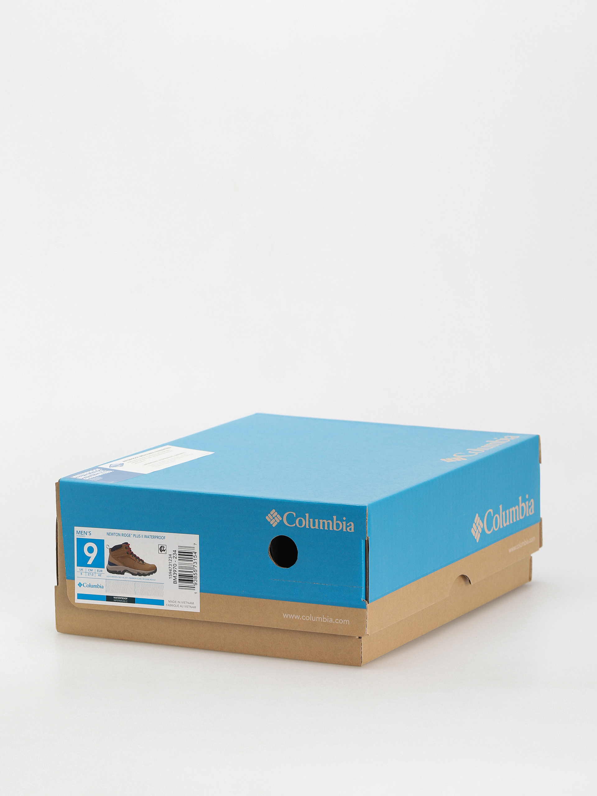 Boty Columbia Newton Ridge Plus II Waterproof (light brown/red velvet)