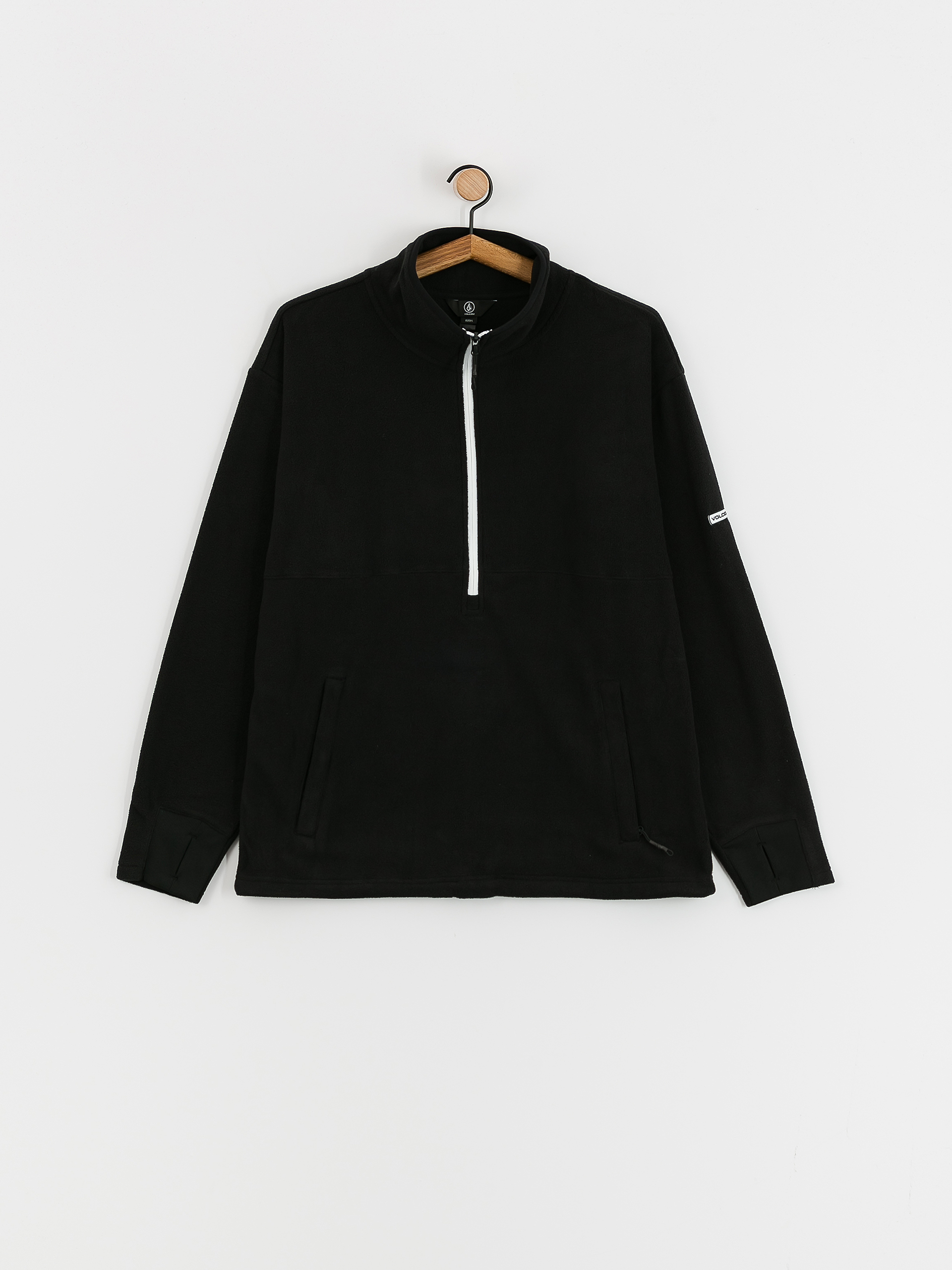Pánská Termomikina Volcom Polar Mock 1/2 Zip (black)
