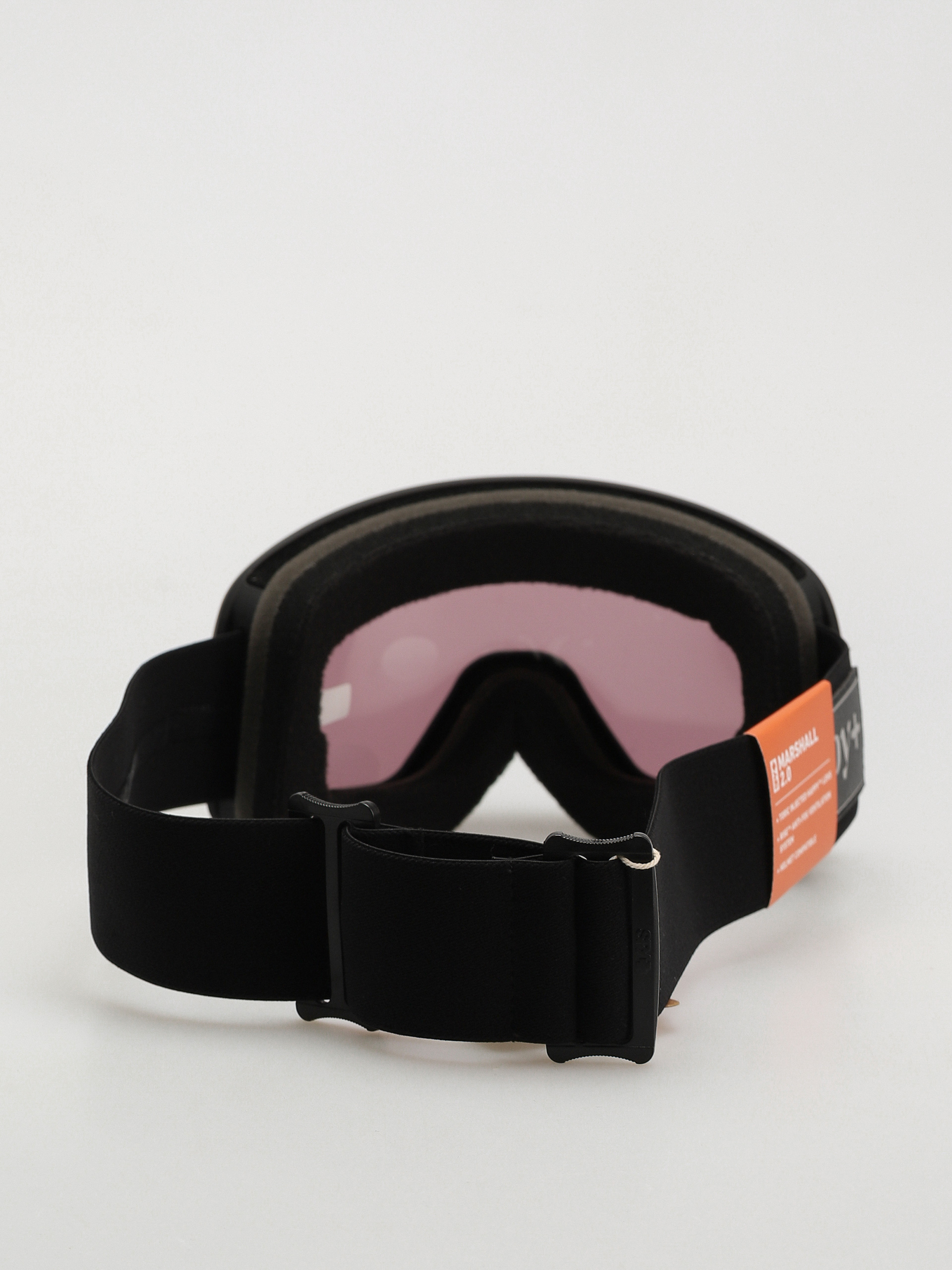 Brýle na snowboard Spy Marshall 2.0 (black rf happy - ml rose black mirror)
