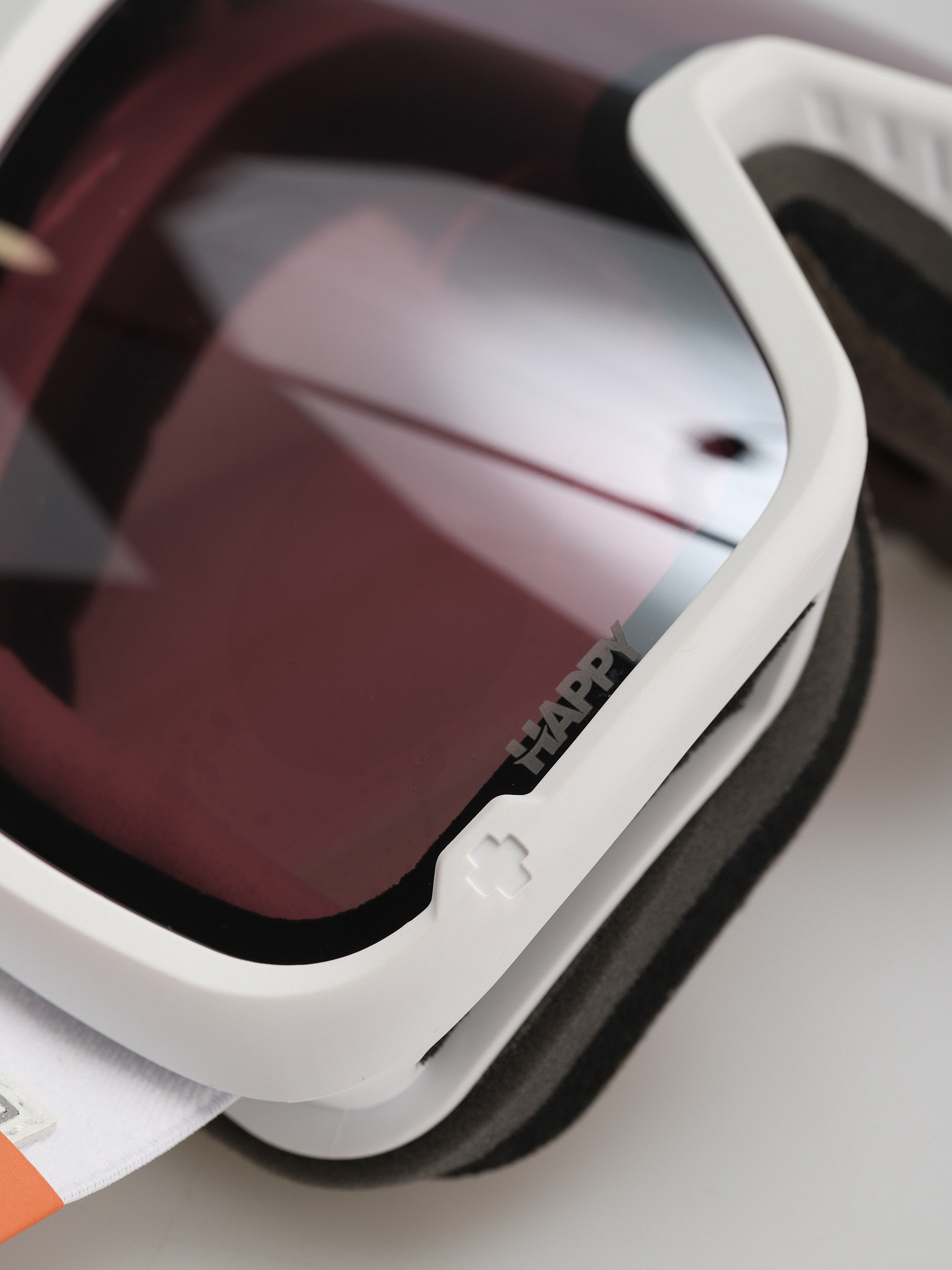 Brýle na snowboard Spy Marshall 2.0 (white ir - happy ml rose silver mirror)