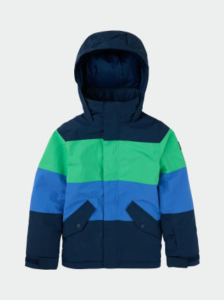 Snowboardová bunda Burton Symbol JR (dress blue/galaxy green/amparo blue)
