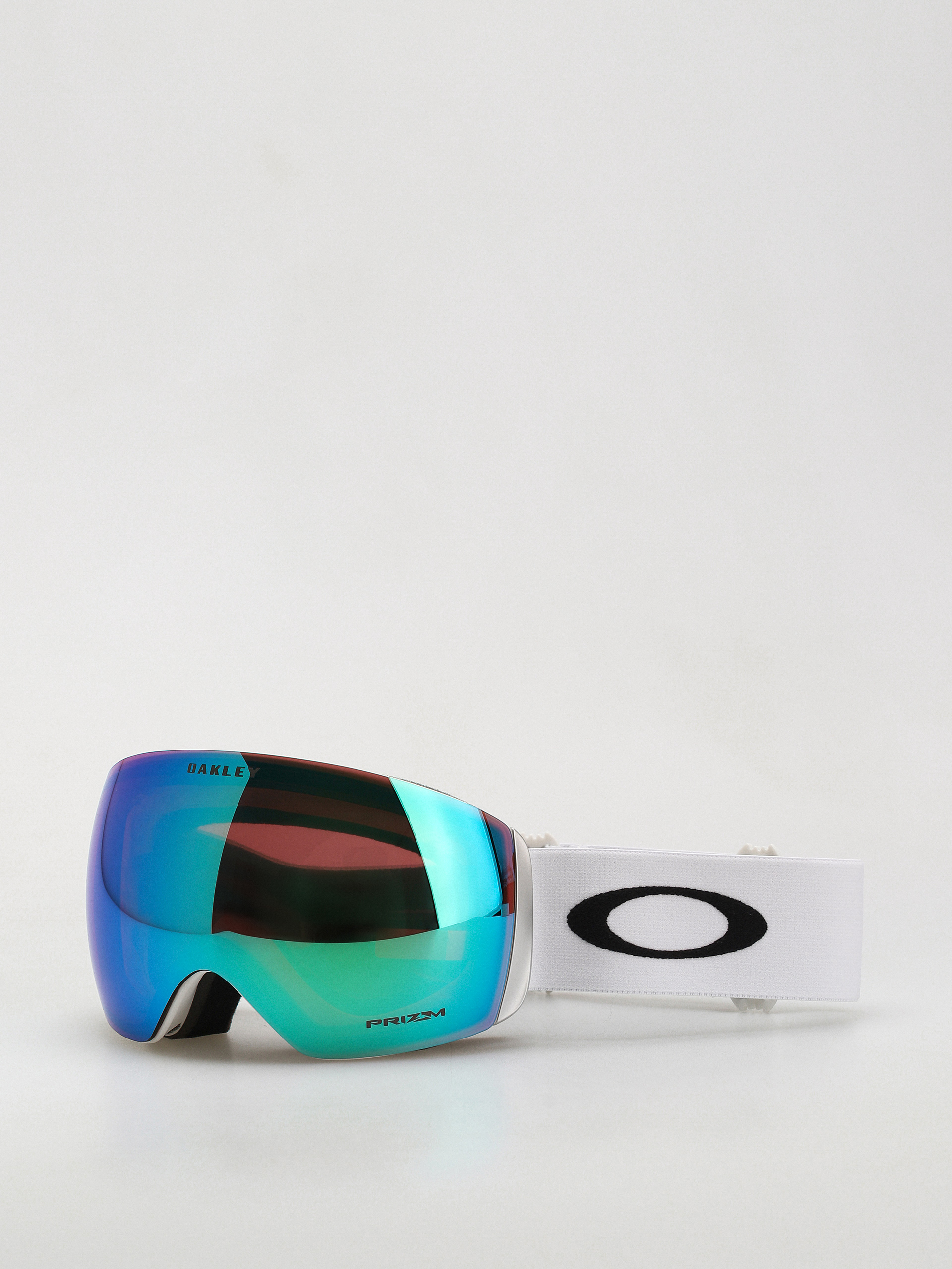 Bru00fdle na snowboard Oakley Flight Deck L (matte white/prizm argon iridium)