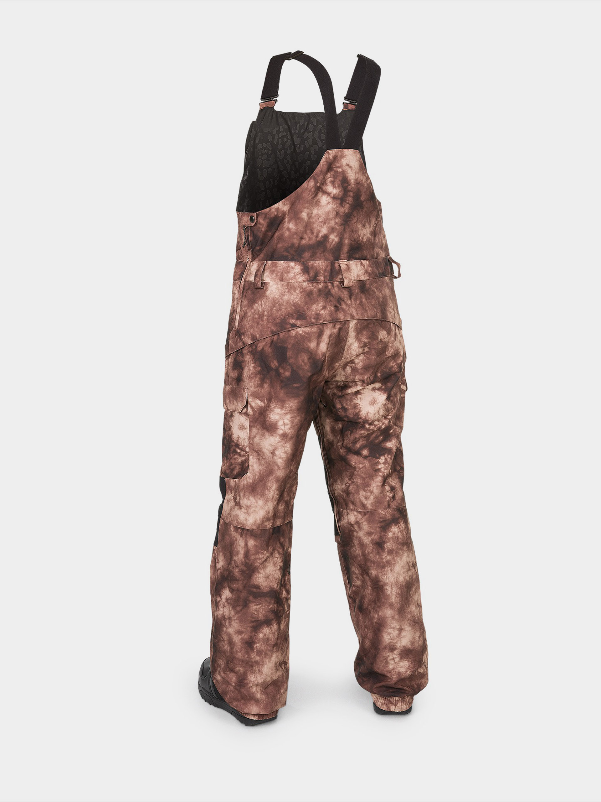 Dámské Snowboardové kalhoty Volcom Creston 3Dstretch Bib Overall (pink salt wash)