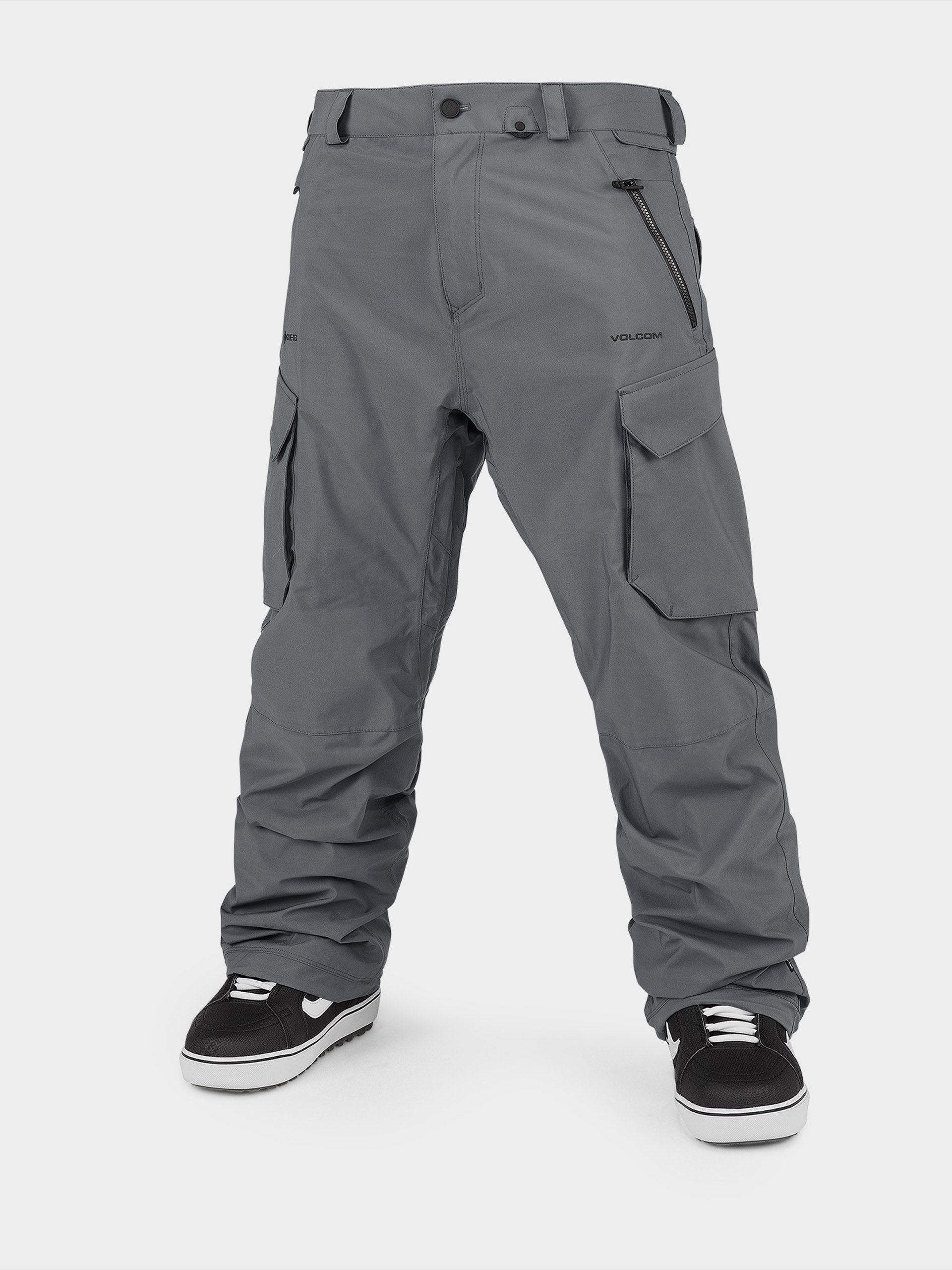 Pánské Snowboardové kalhoty Volcom Stone Stretch Gore Tex (dark grey)
