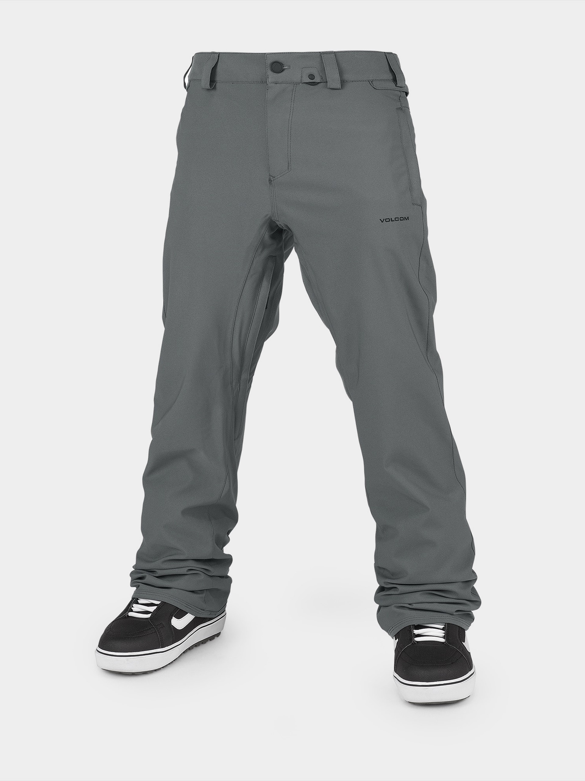 Pánské Snowboardové kalhoty Volcom Freakin Snow Chino (dark grey)