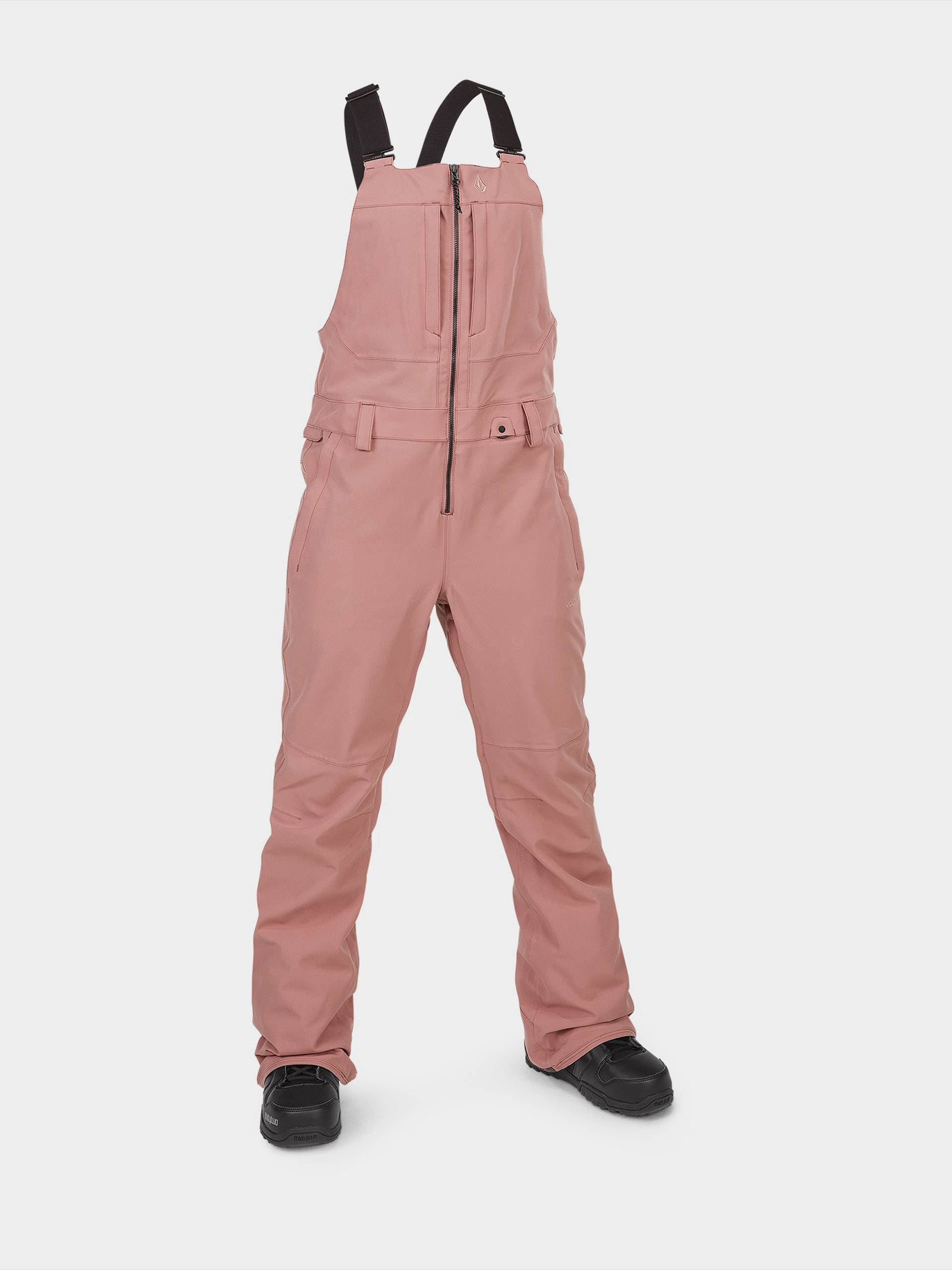Dámské Snowboardové kalhoty Volcom Swift Bib Overall (earth pink)