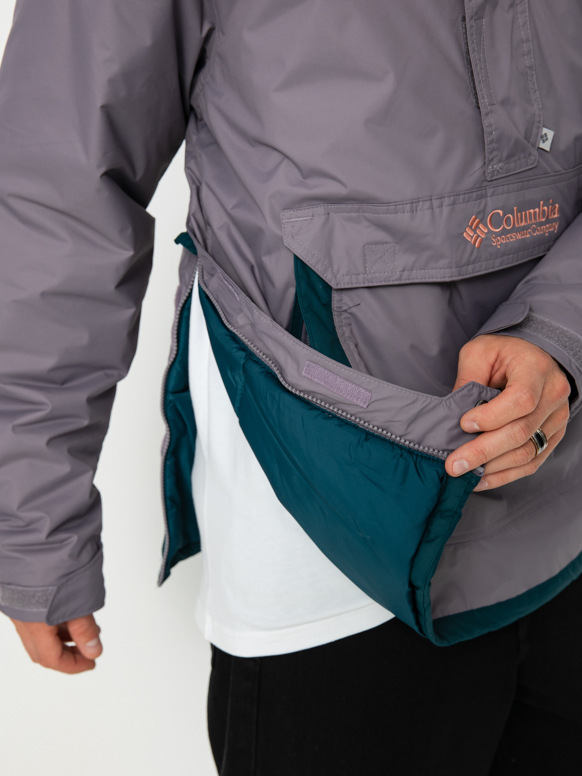 Bunda Columbia Challenger Pullover (granite purple/night wave)