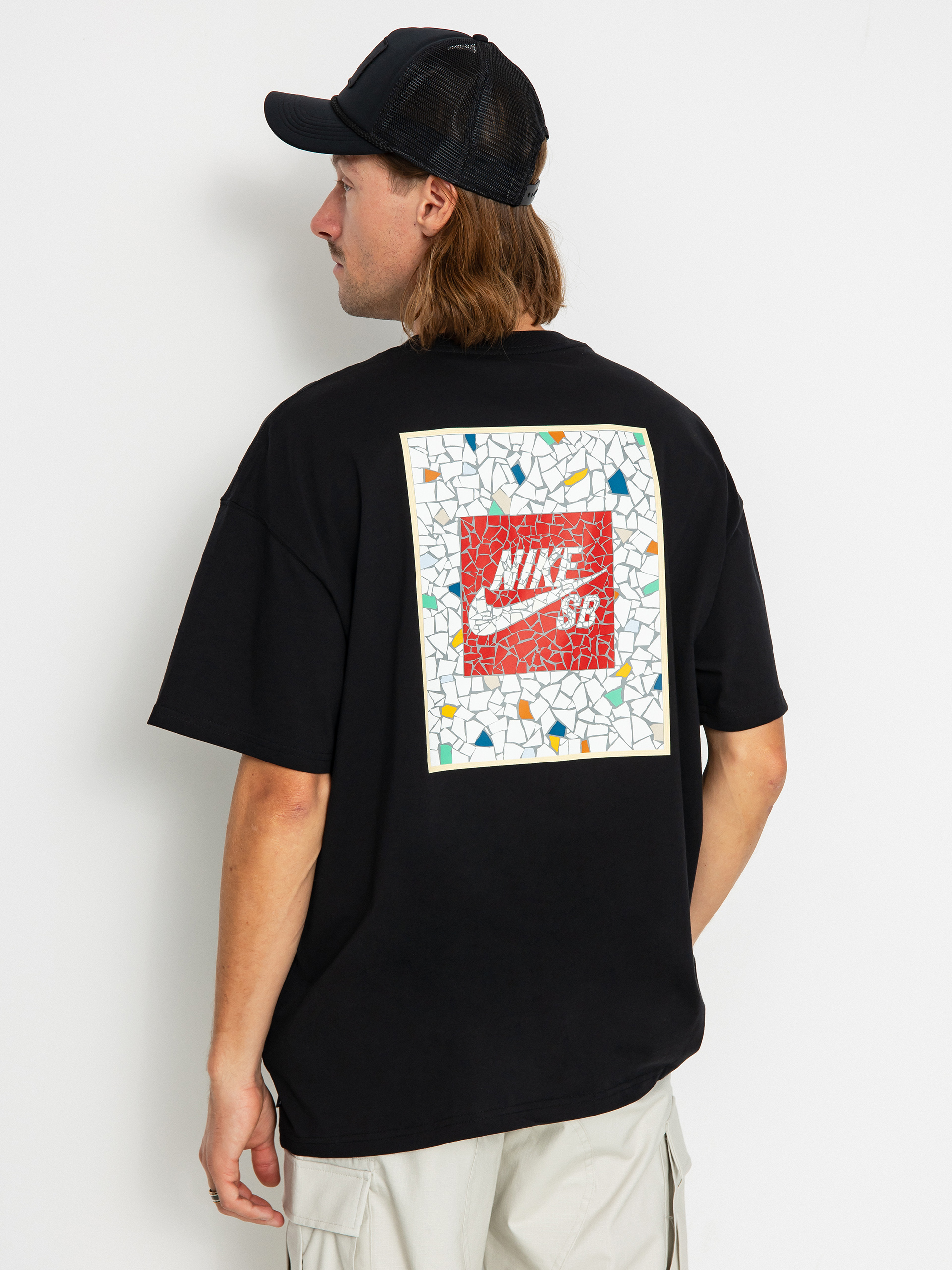 Tričko Nike SB Mosaic (black)