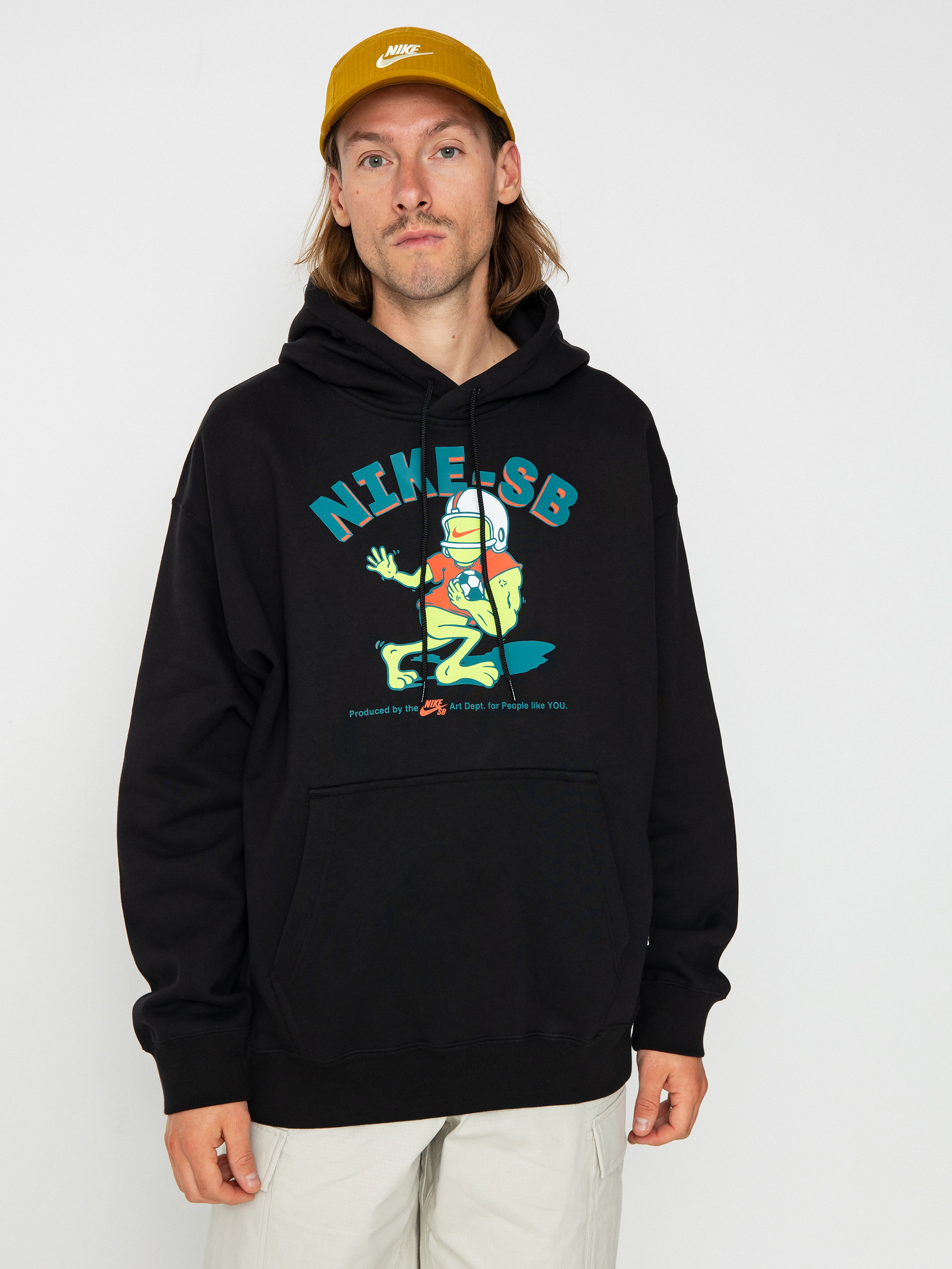 Mikina s kapucí Nike SB Sports Guy HD (black)