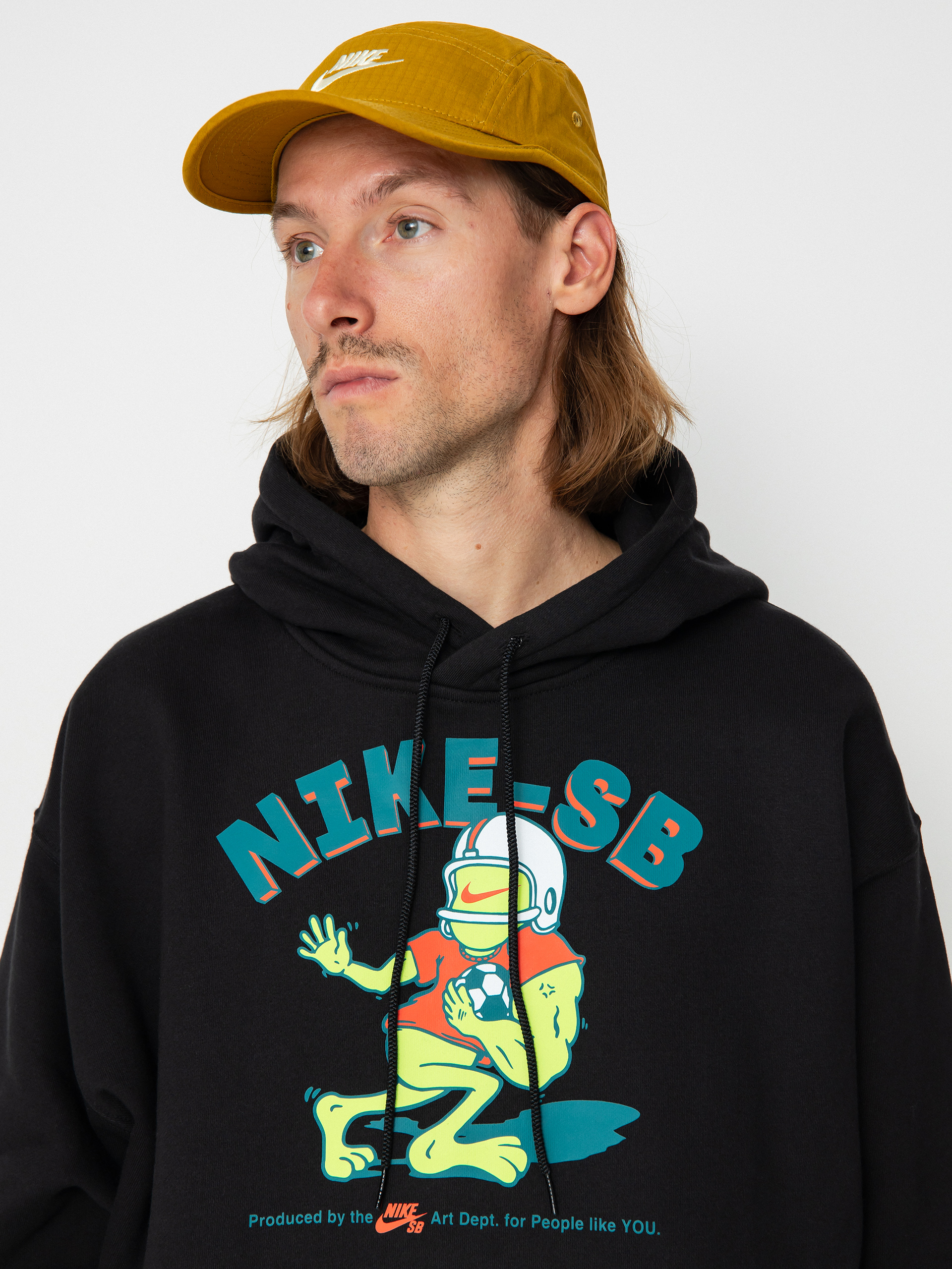 Mikina s kapucí Nike SB Sports Guy HD (black)