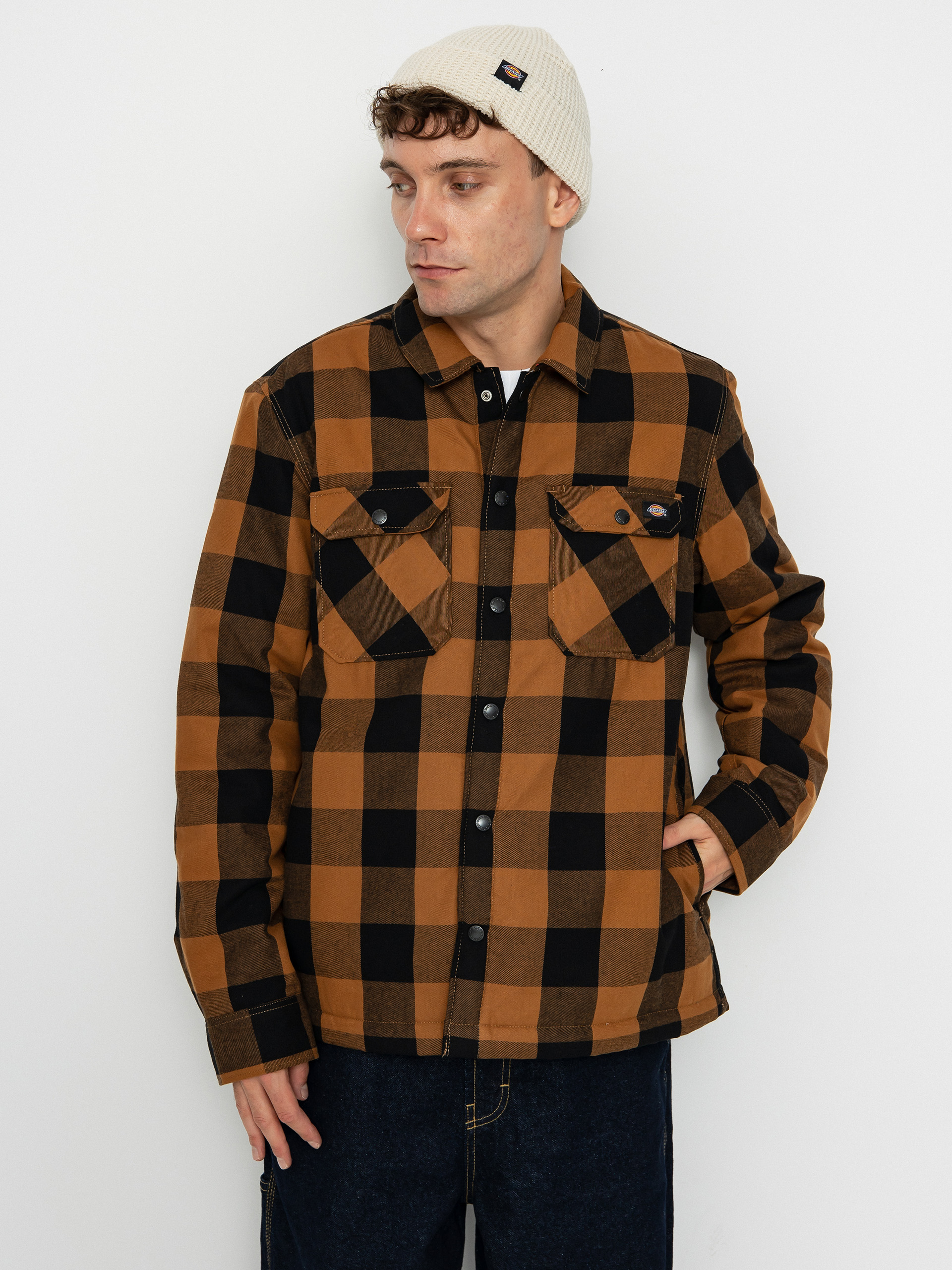 Košile Dickies Lined Sacramento (brown duck)