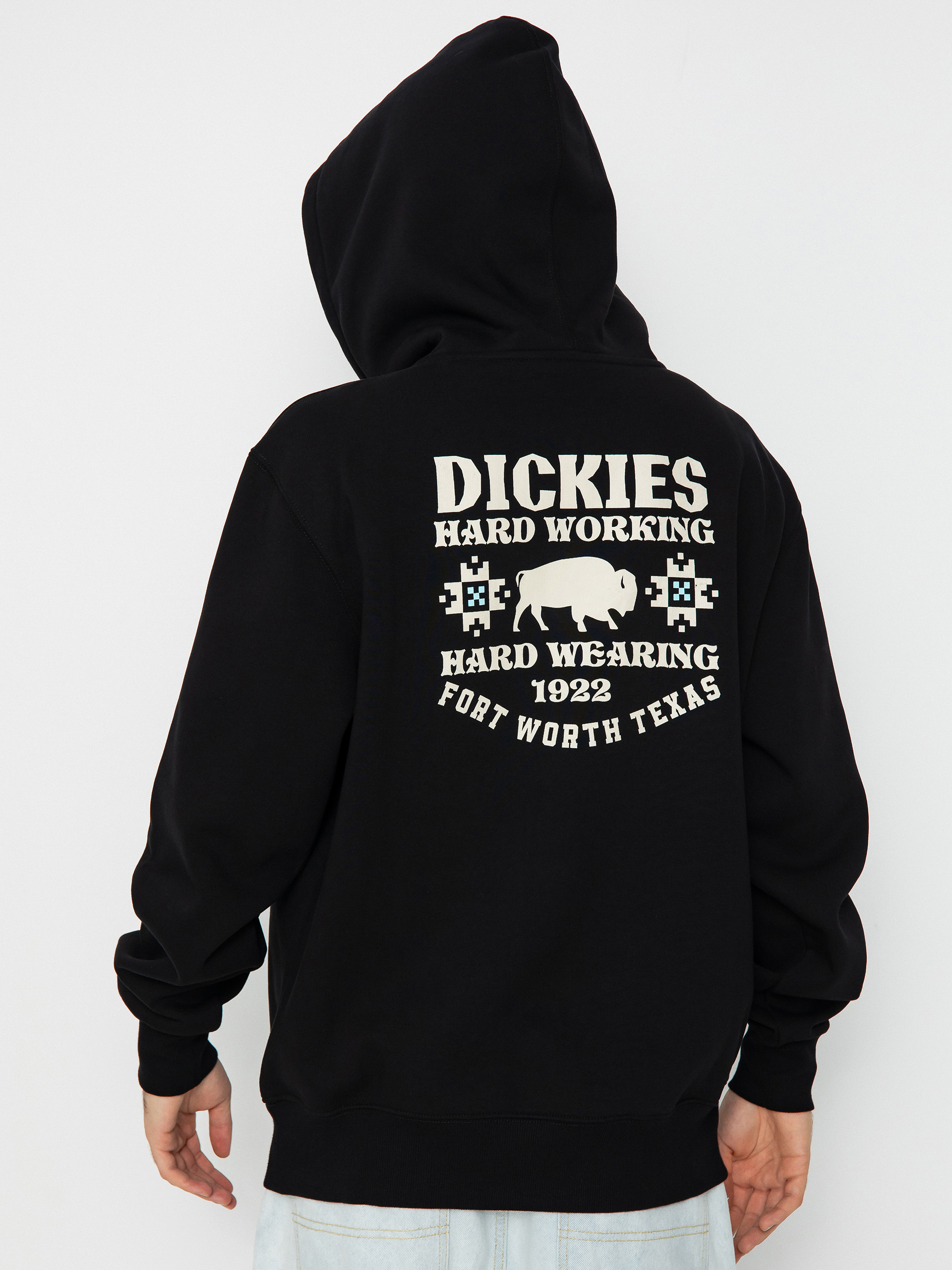 Mikina s kapucí Dickies Hays HD (black)