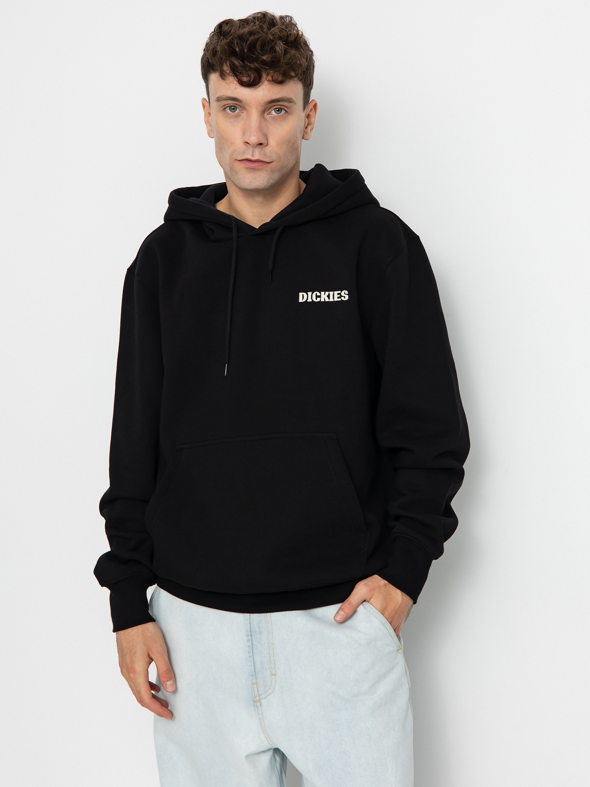 Mikina s kapucí Dickies Hays HD (black)