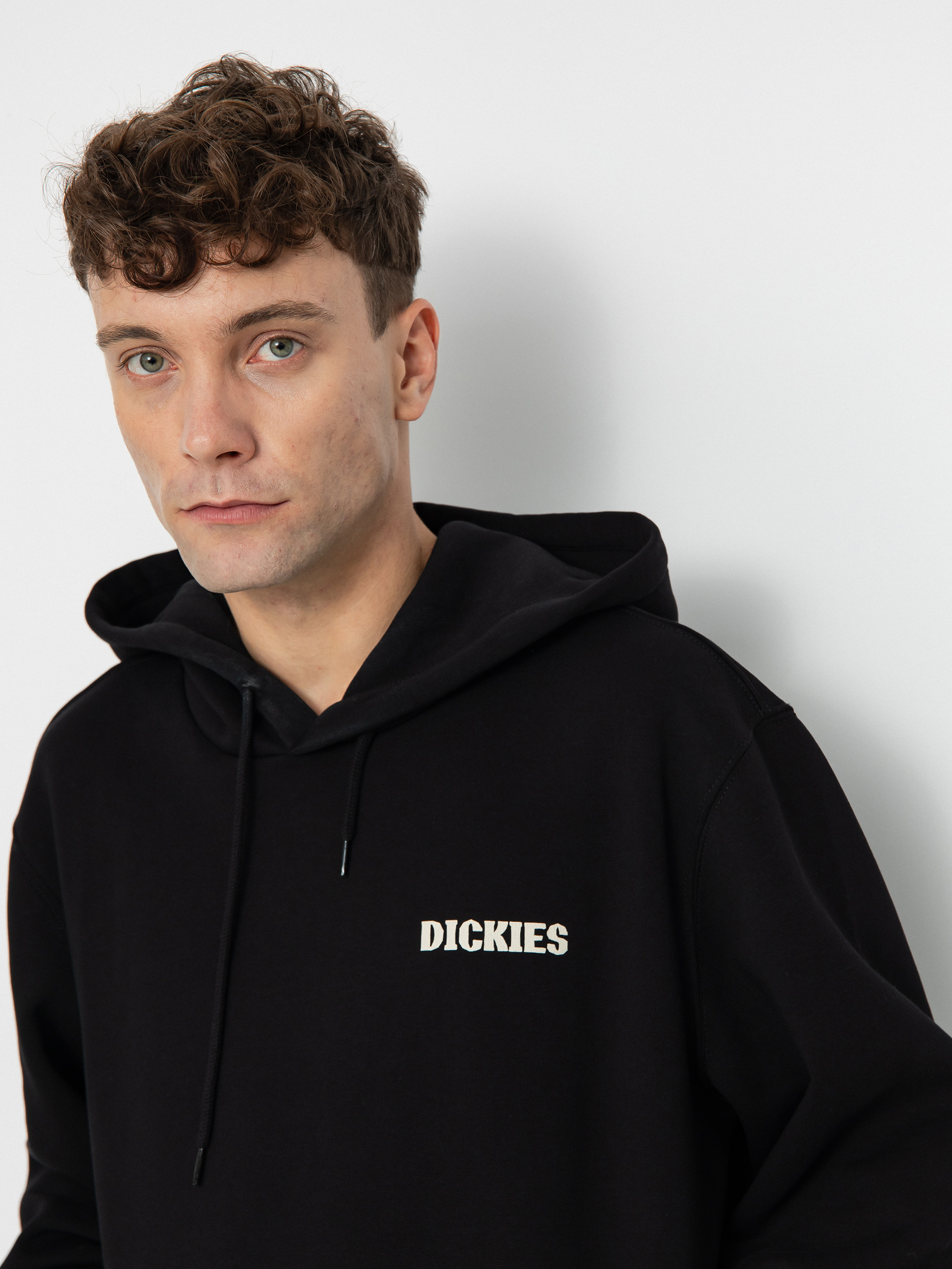 Mikina s kapucí Dickies Hays HD (black)