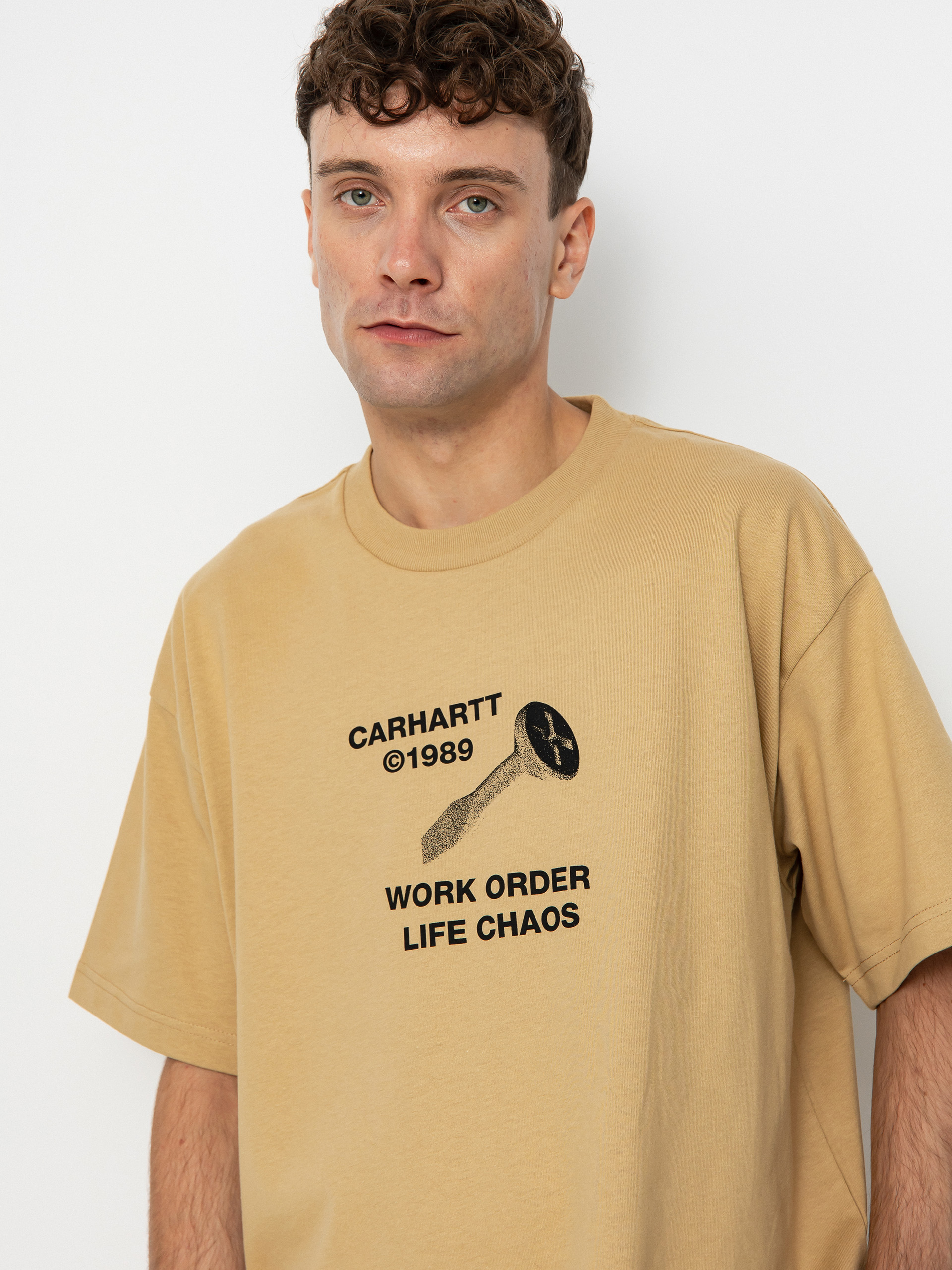 Tričko Carhartt WIP Strange Screw (dusty h brown)